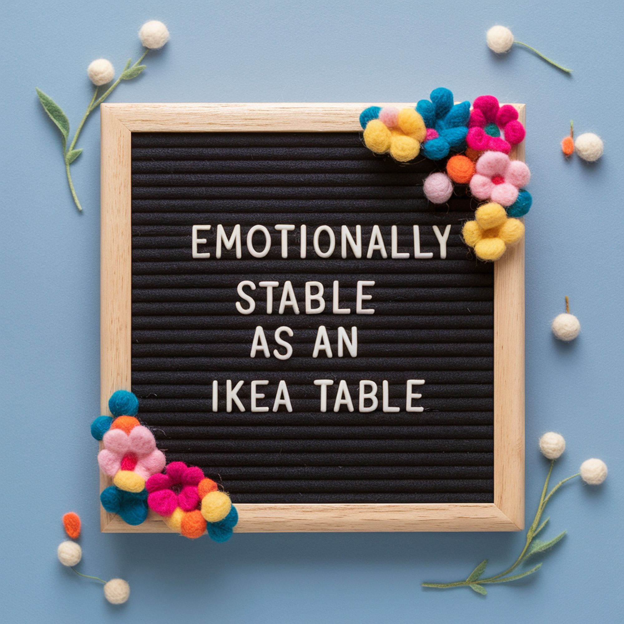 Quirky Scandinavian Letter Board