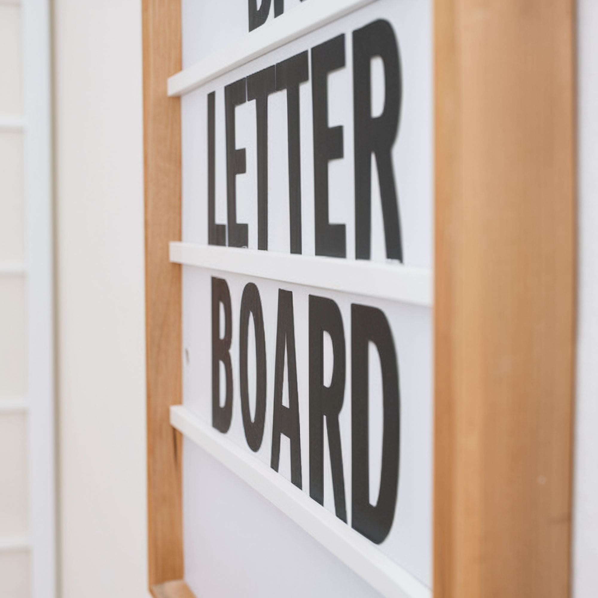 White Style Letter Board