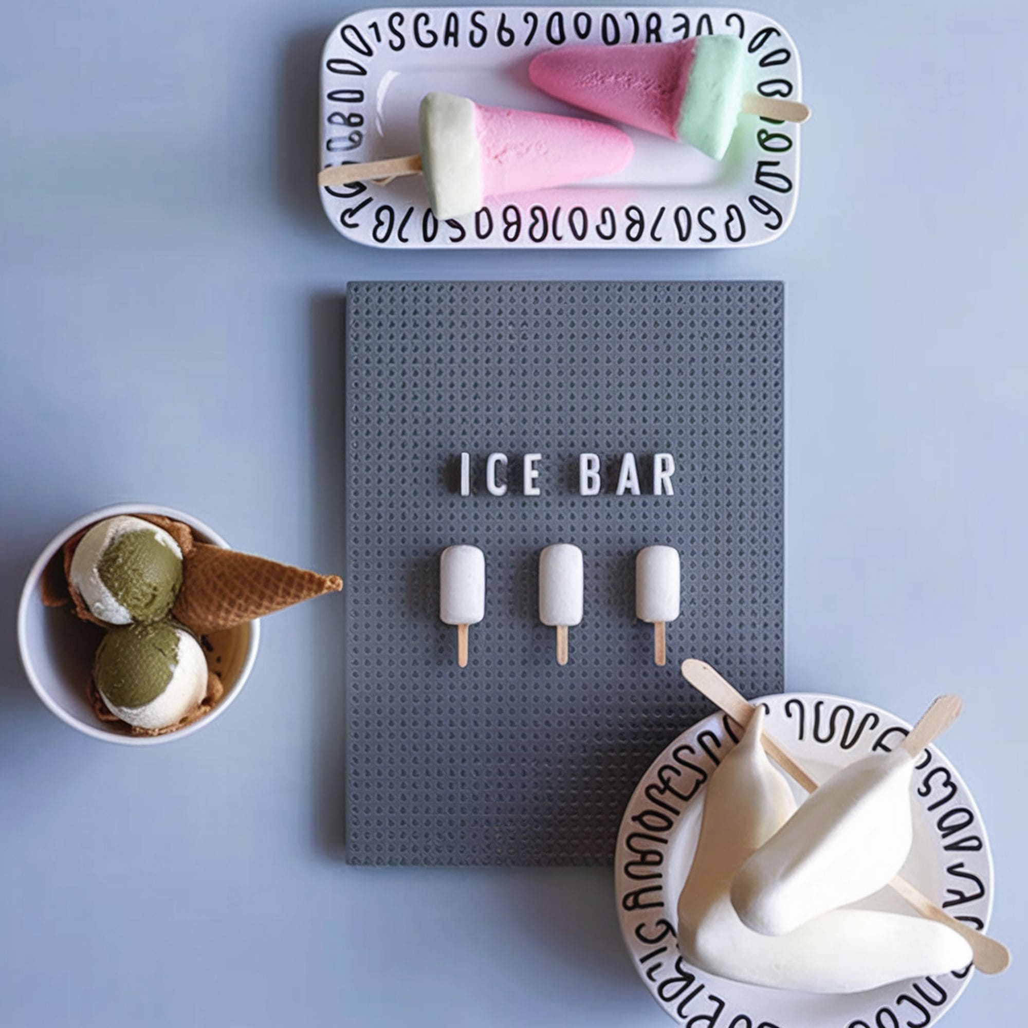 Ice Bar Letter Board