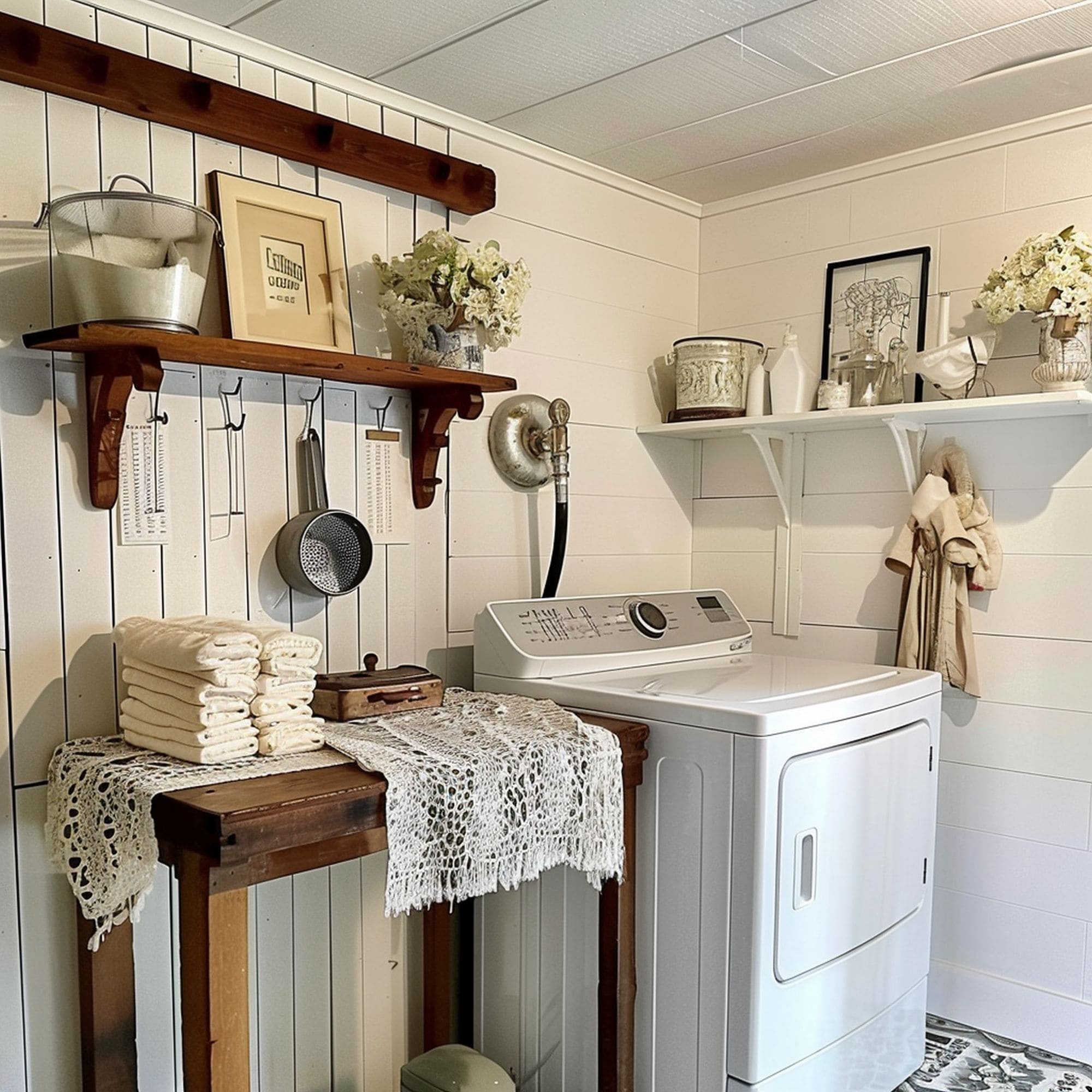 Vintage Style Laundry Room