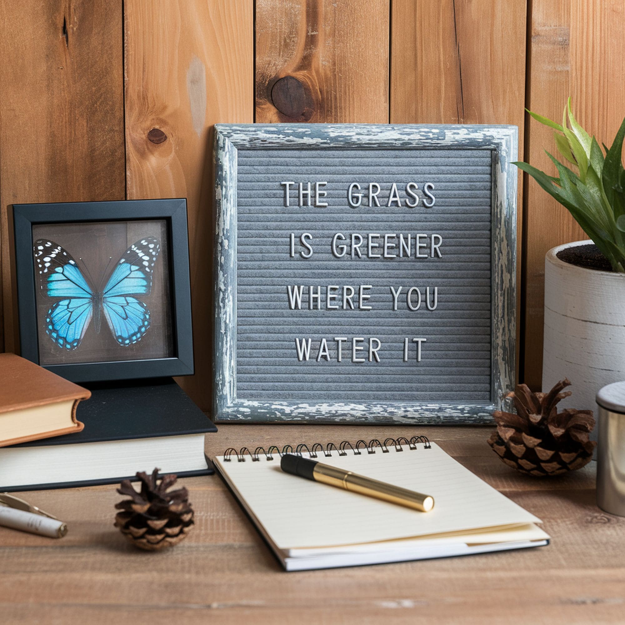 Rustic Frame Letter Board