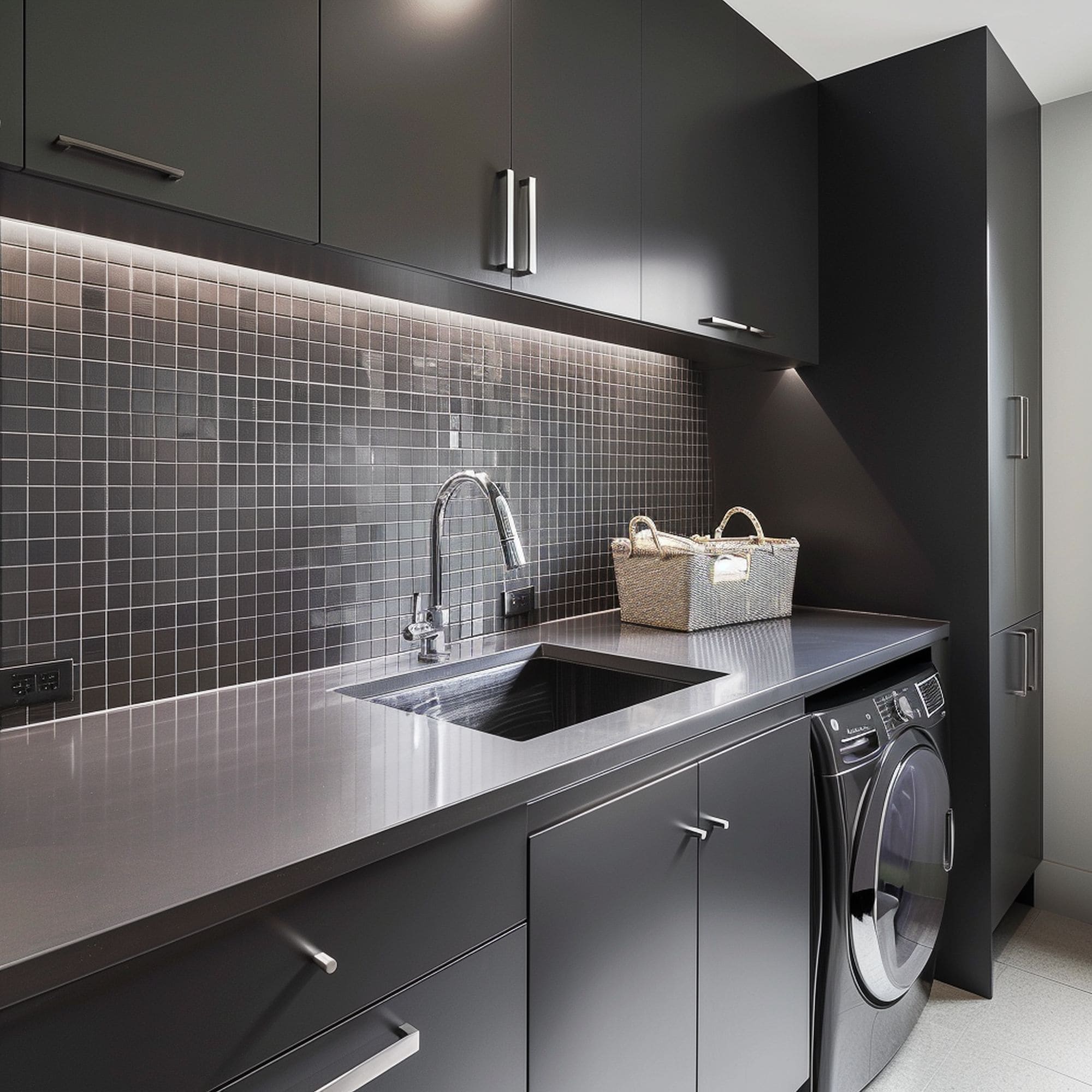 Ultra Modern Laundry Room