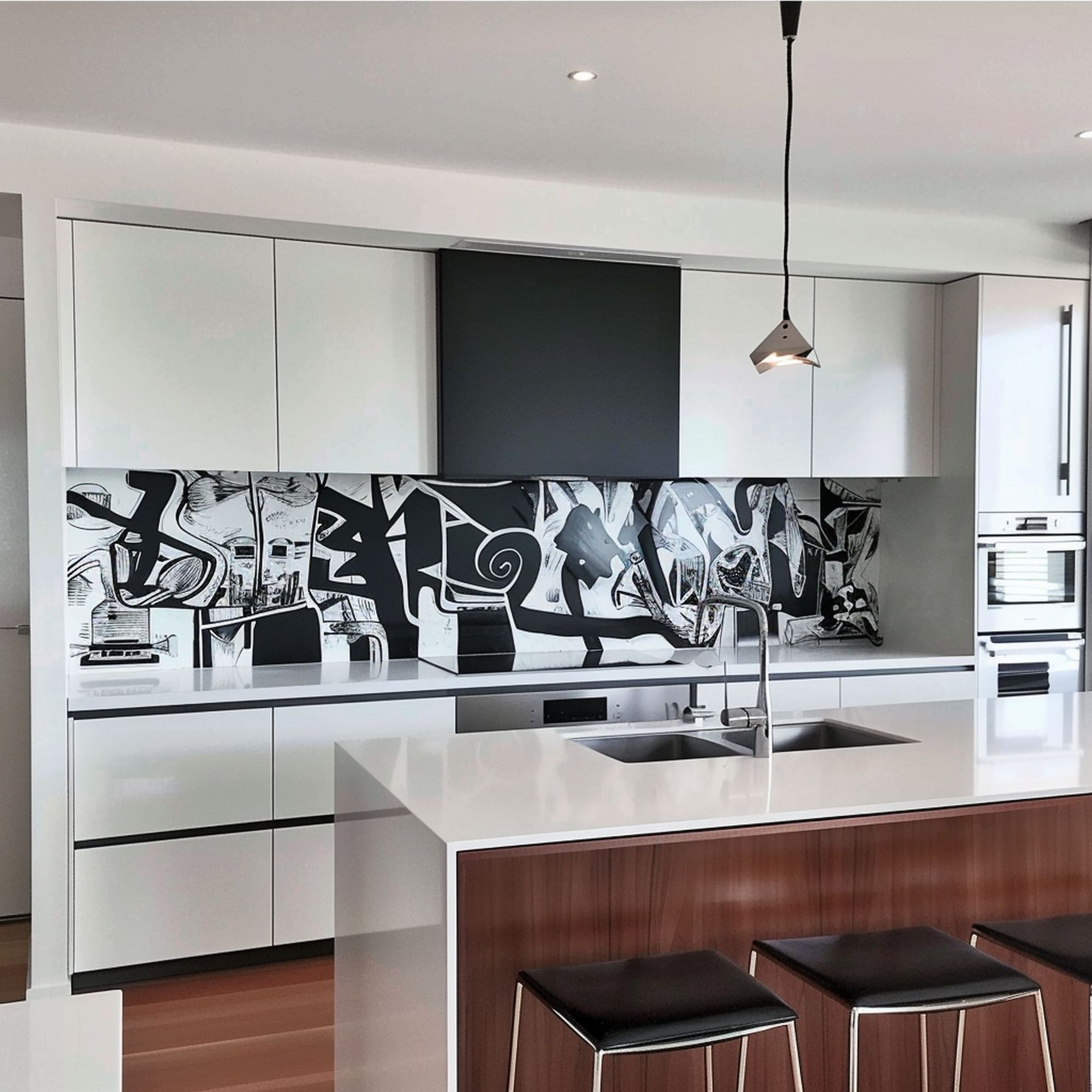 Artistic Style Kitchen Backsplash