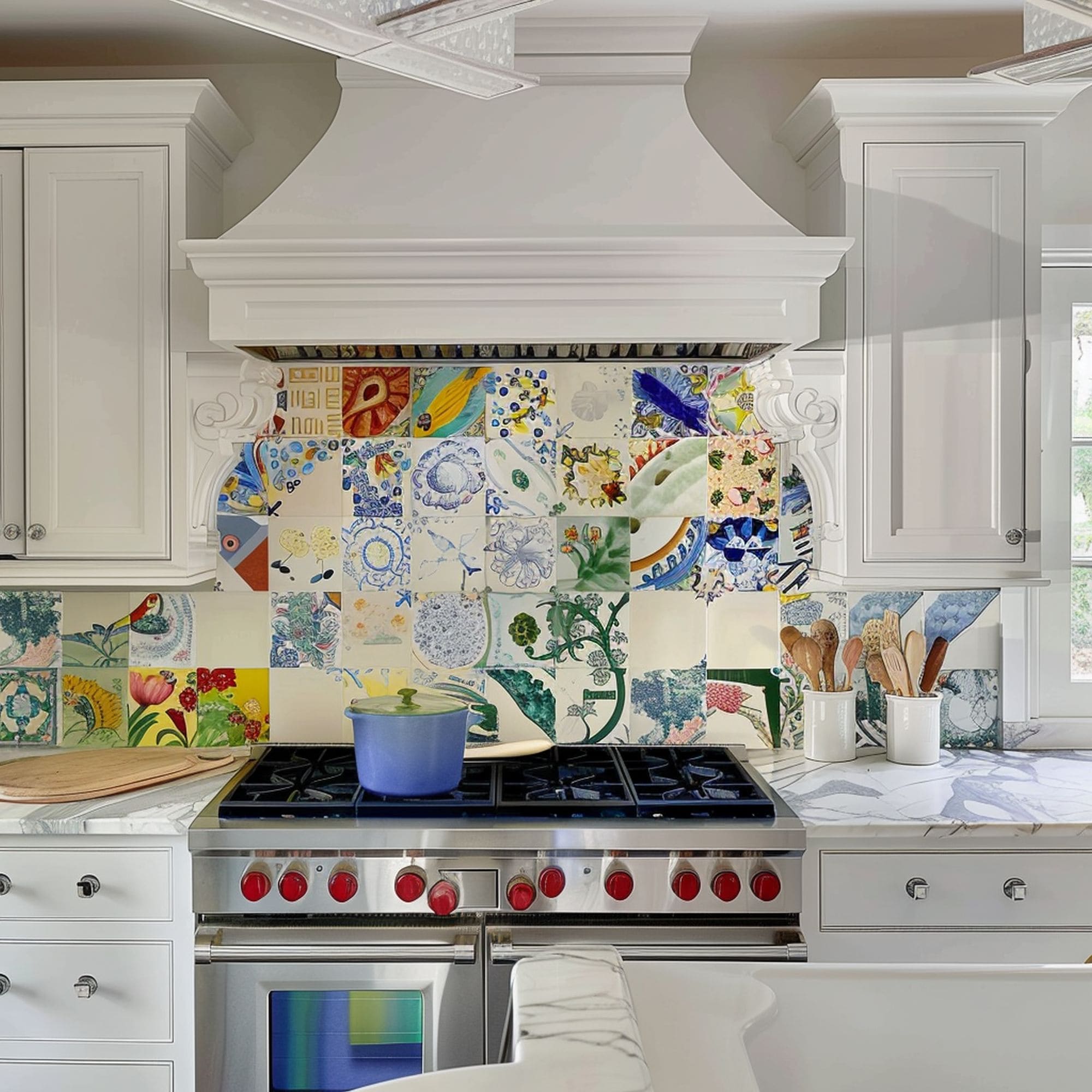 China Pieces Kitchen Backsplash