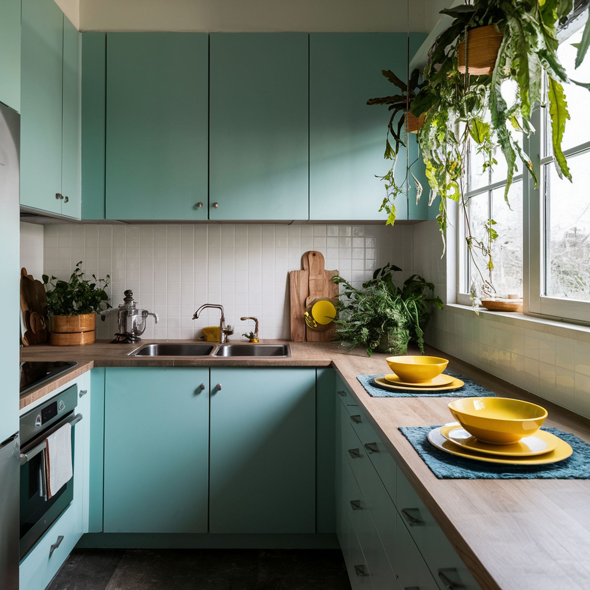 Turquoise Kitchen