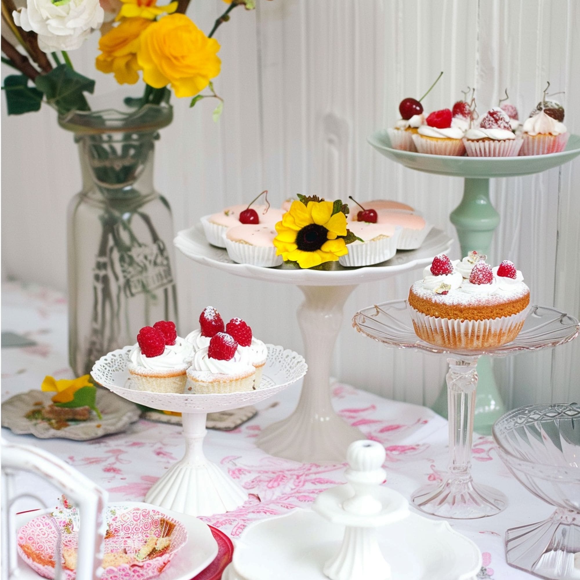 DIY Recycled Cake Stands
