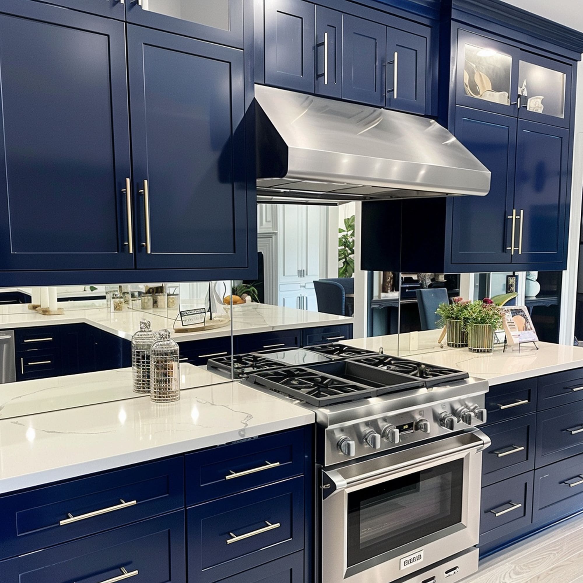 Mirror Kitchen Backsplash