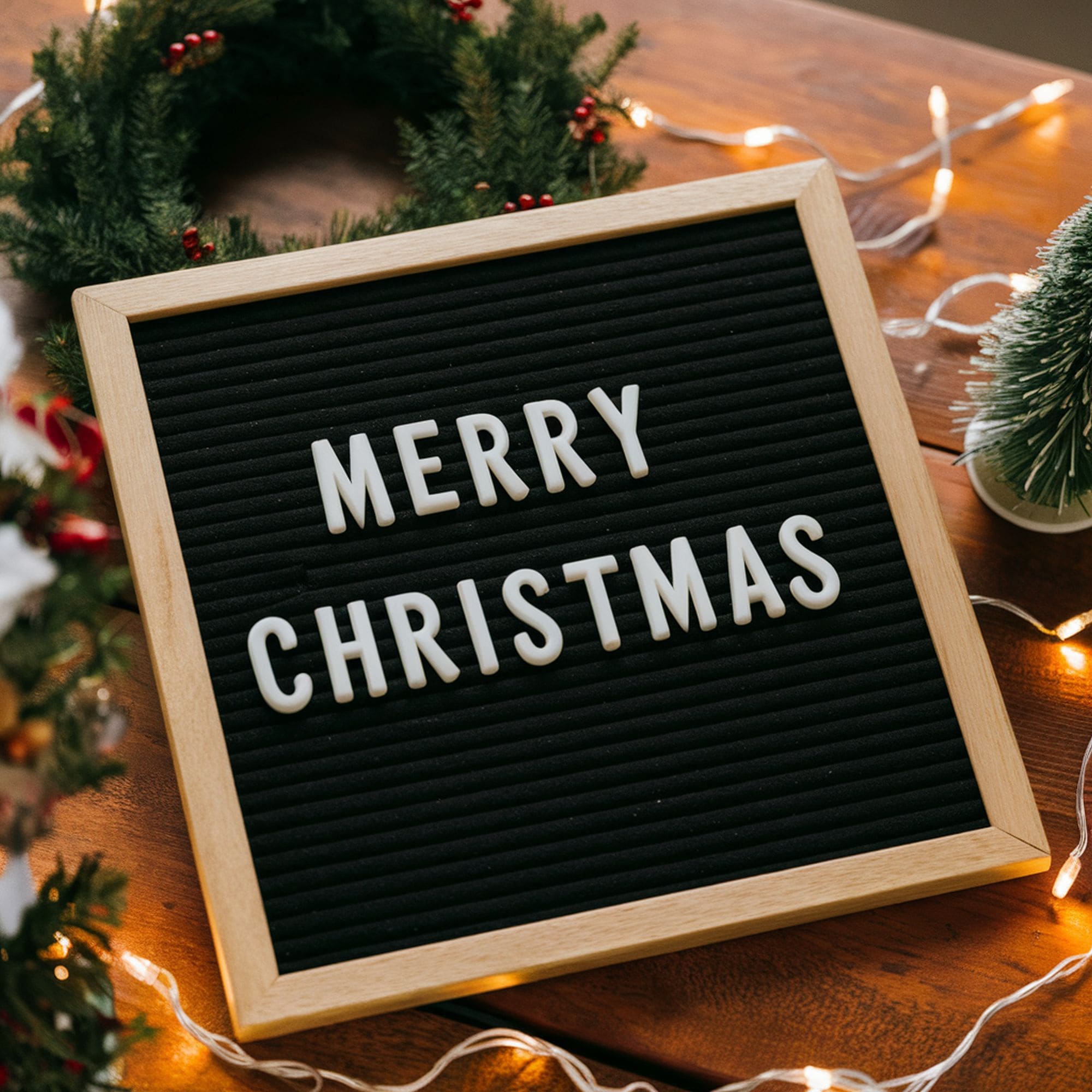 Christmas Letter Board