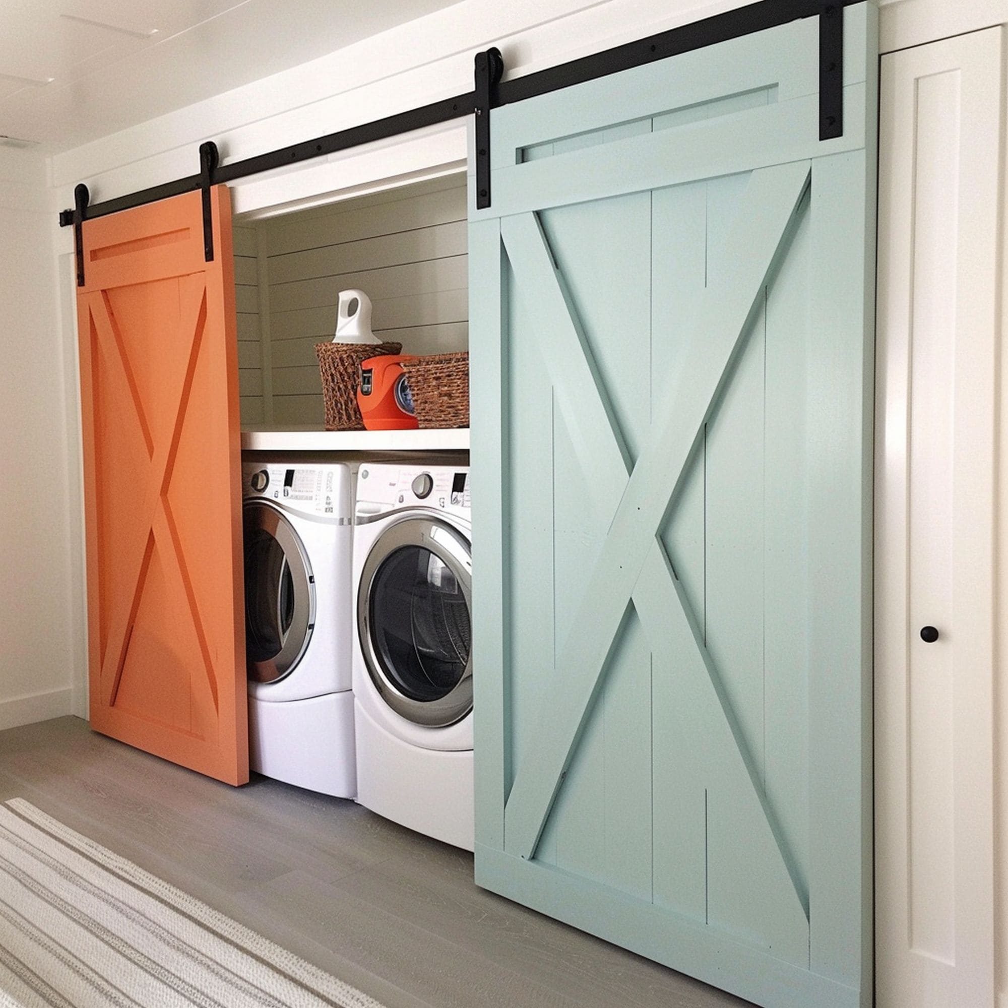 Laundry Room Barn Doors