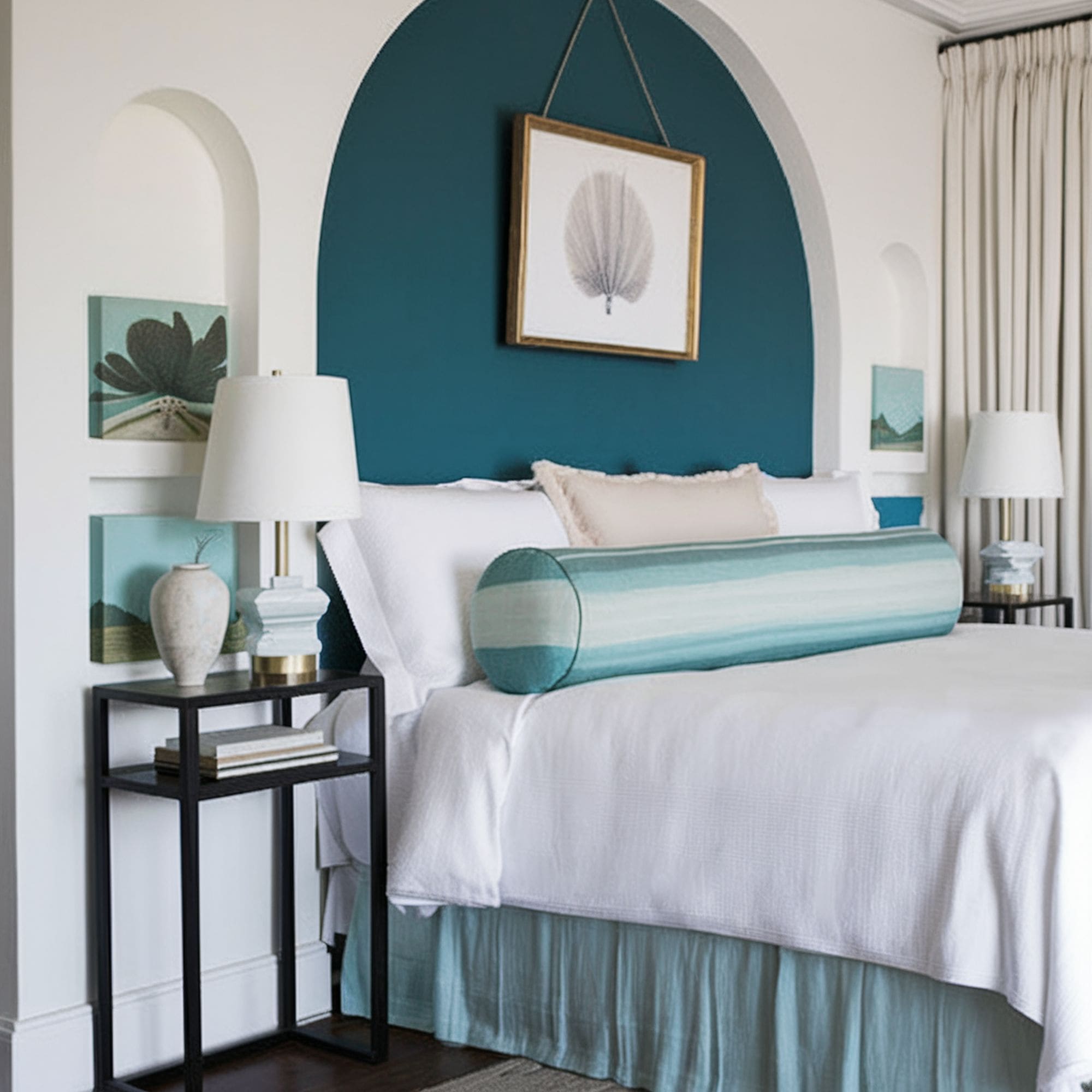 Turquoise Wall Alcove