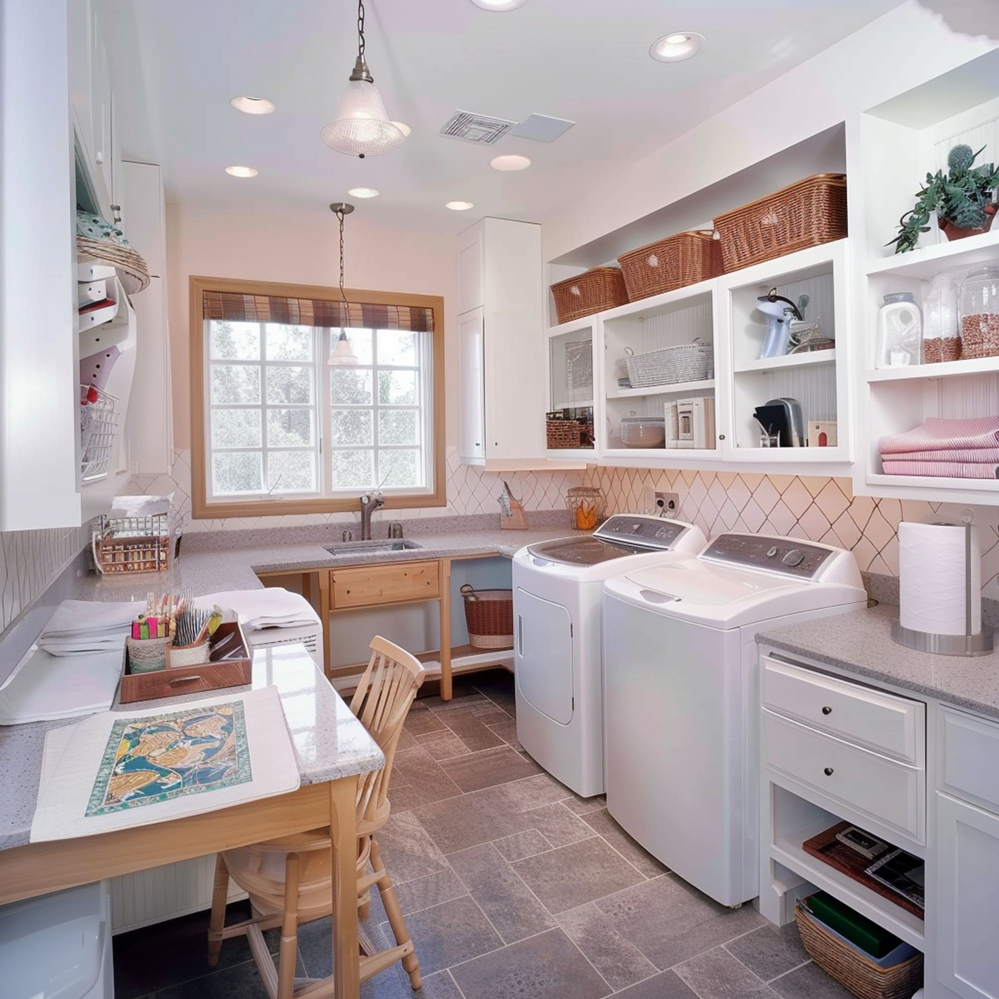 Laundry Room and Crafting Room