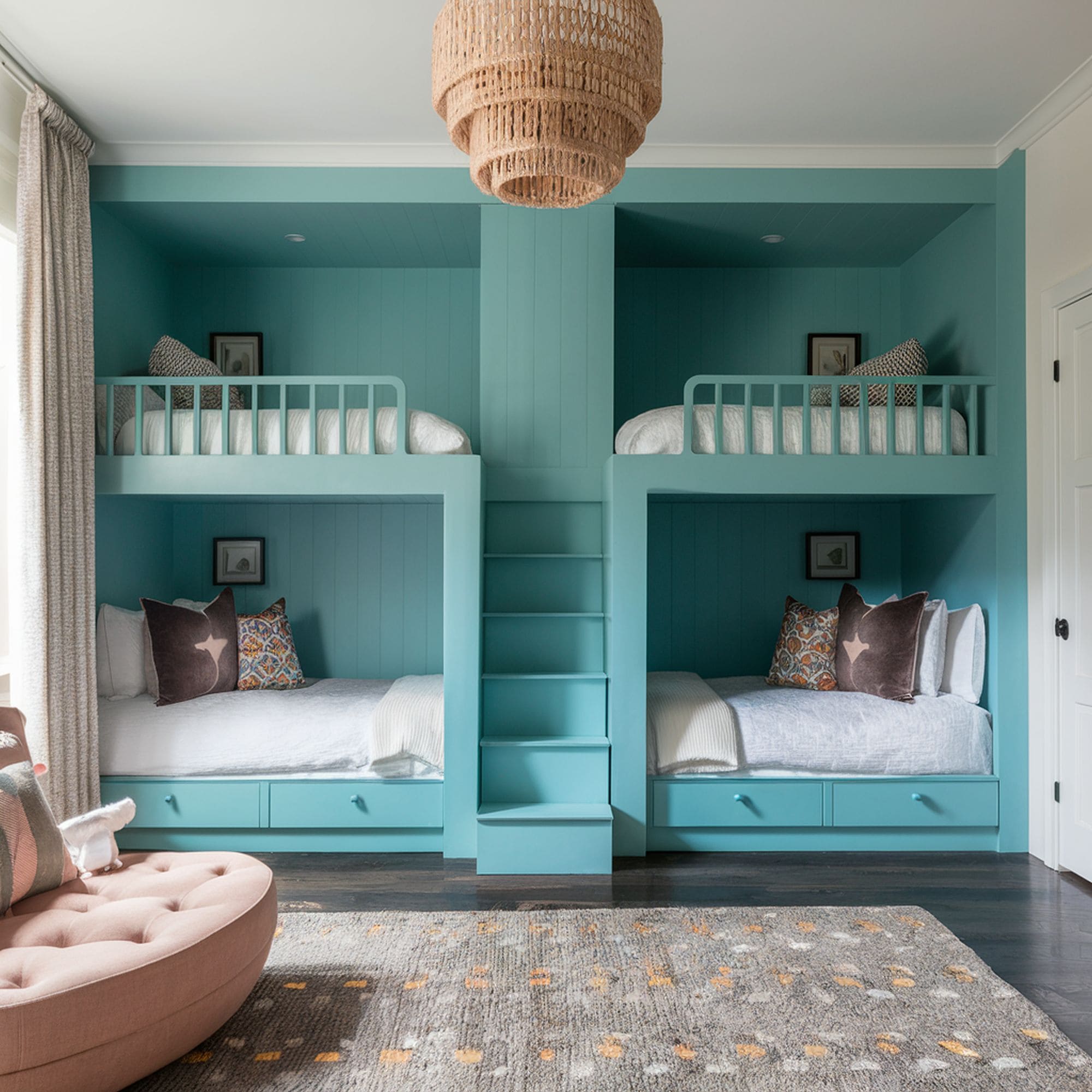 Turquoise Bed Bunks