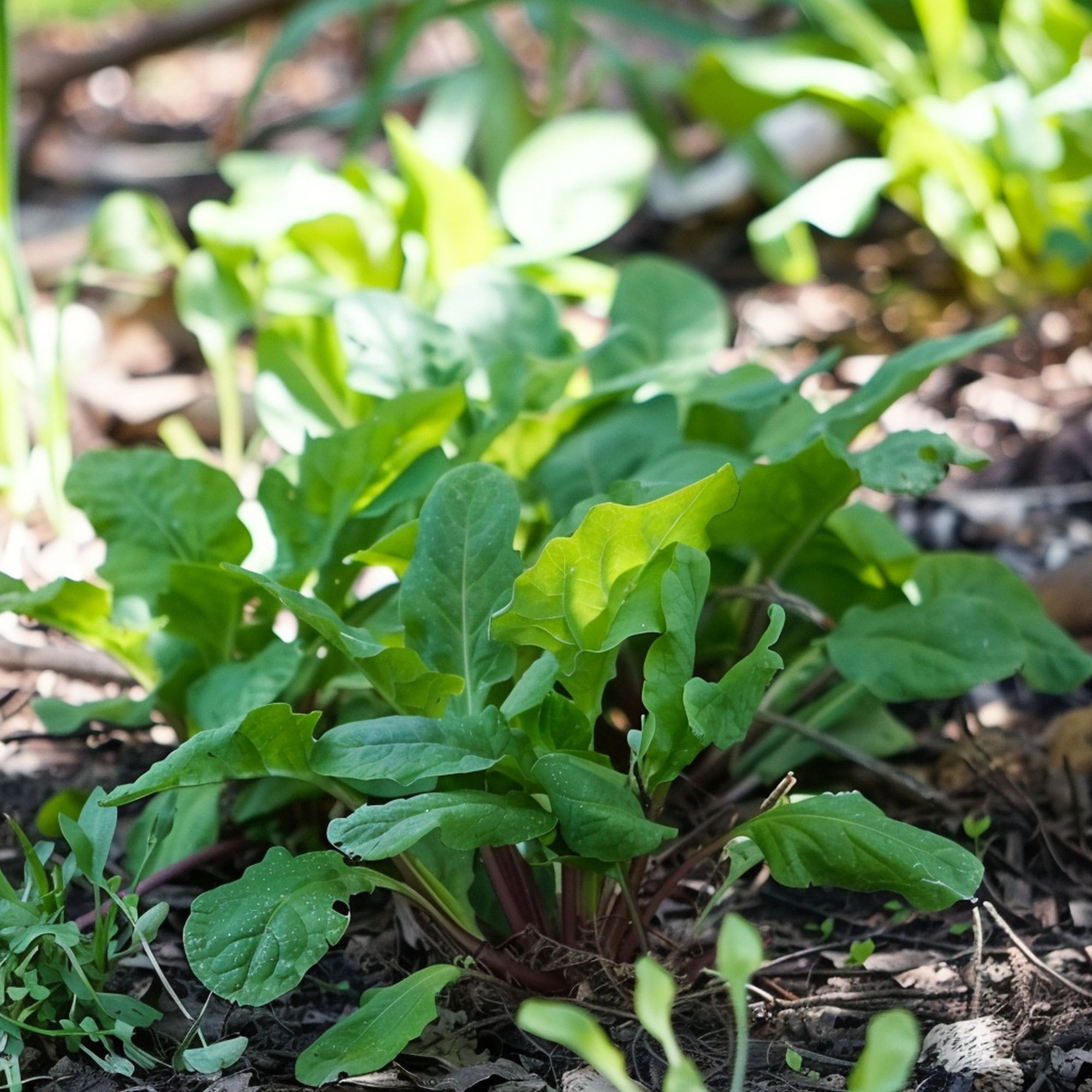 Sorrel in a Shade Garden