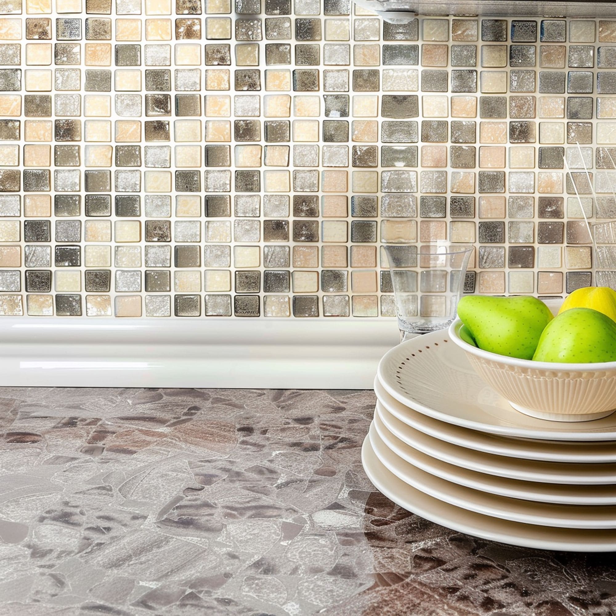 Mosaic Style Kitchen Backsplash
