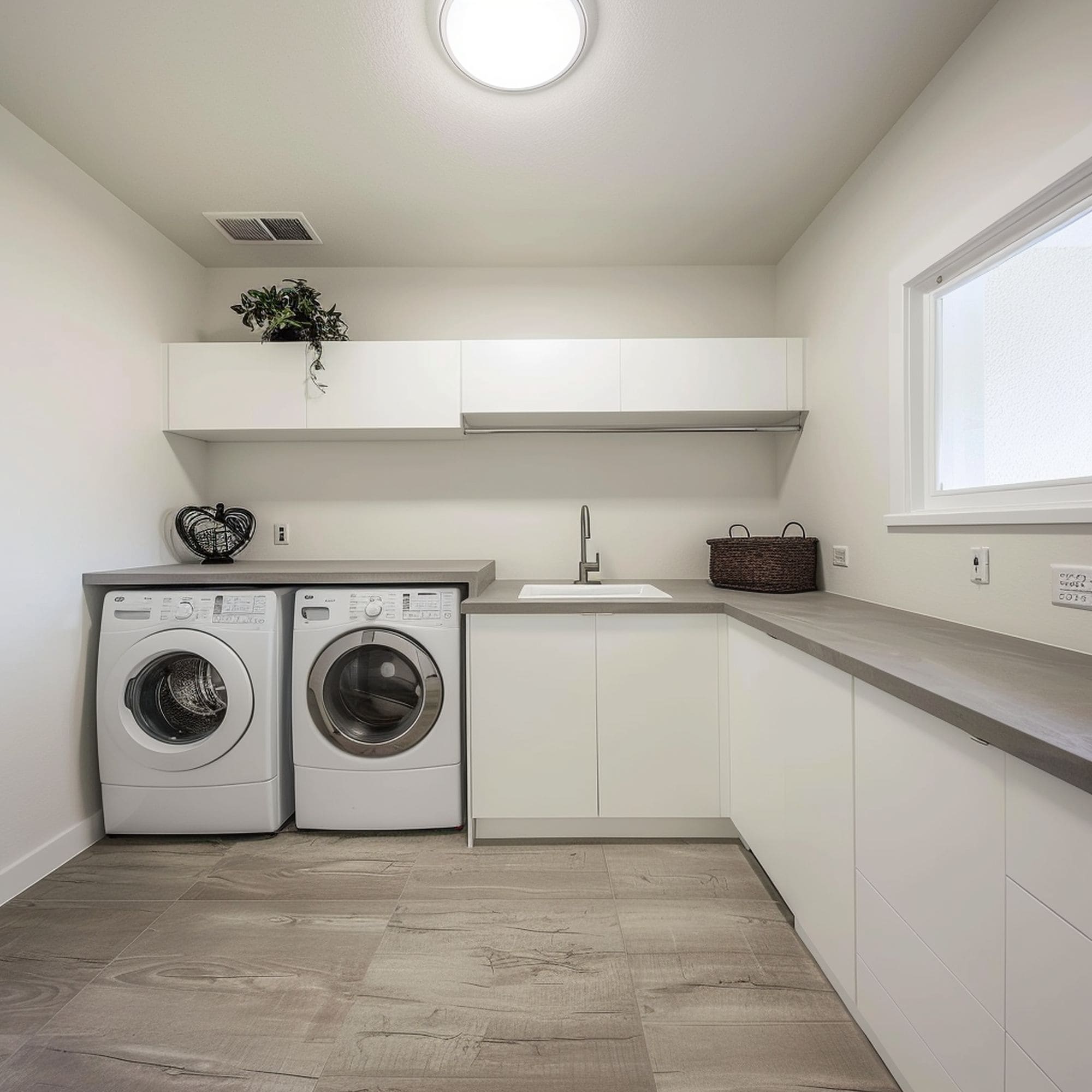 Laundry Room With Lots of Counter Space
