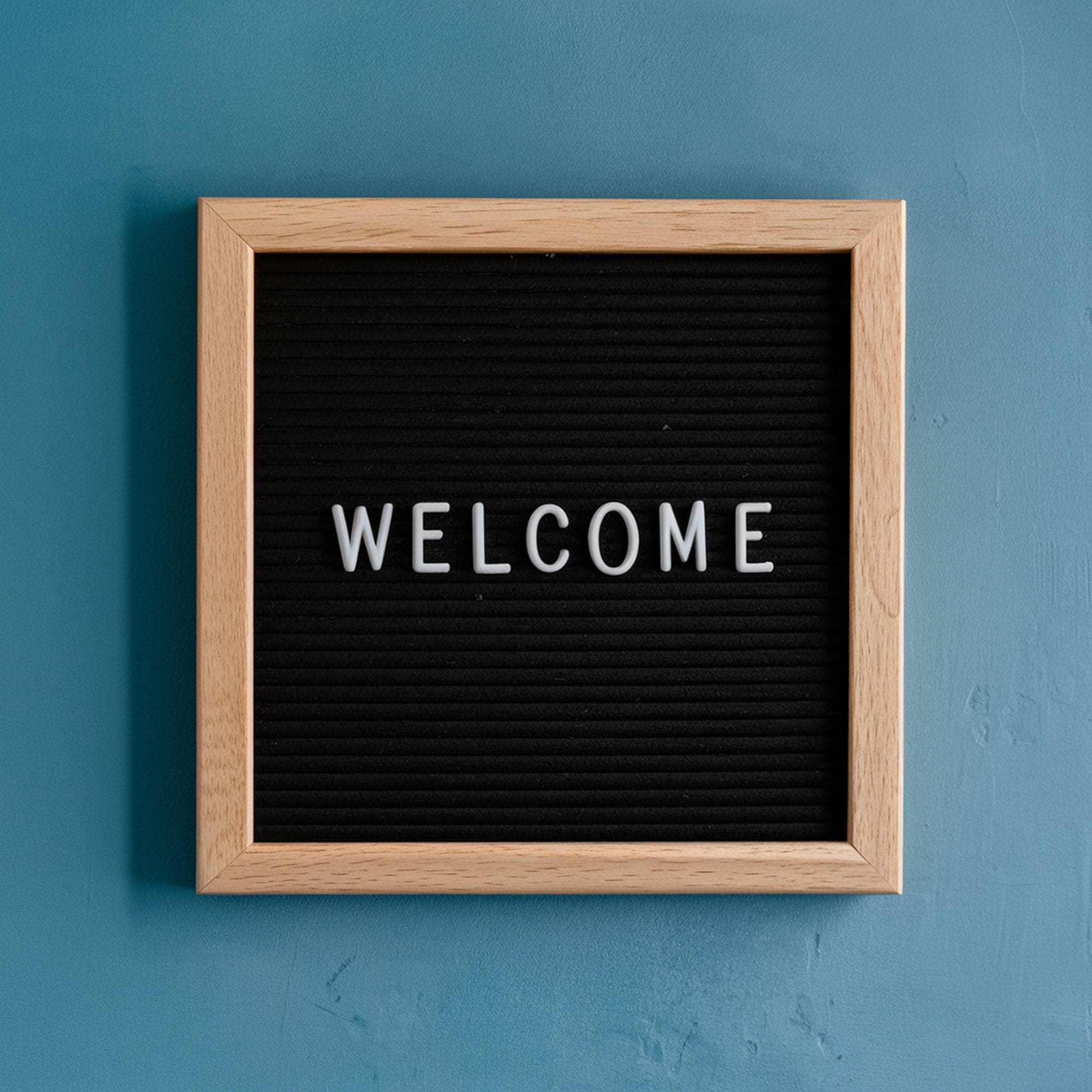 Letter Board Welcome Sign
