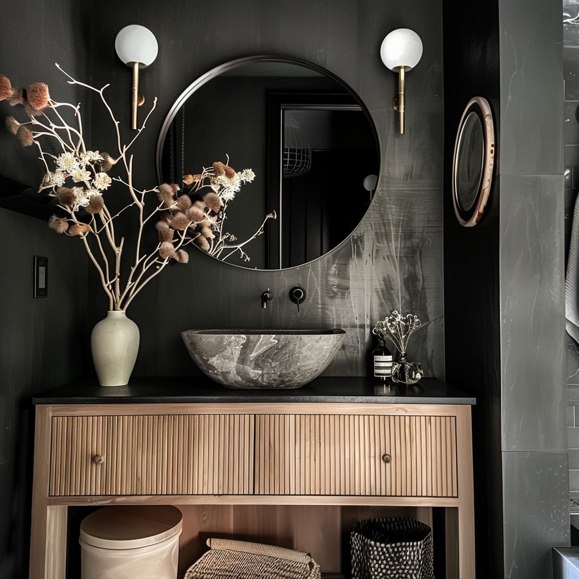 67 Astonishing Powder Room Ideas