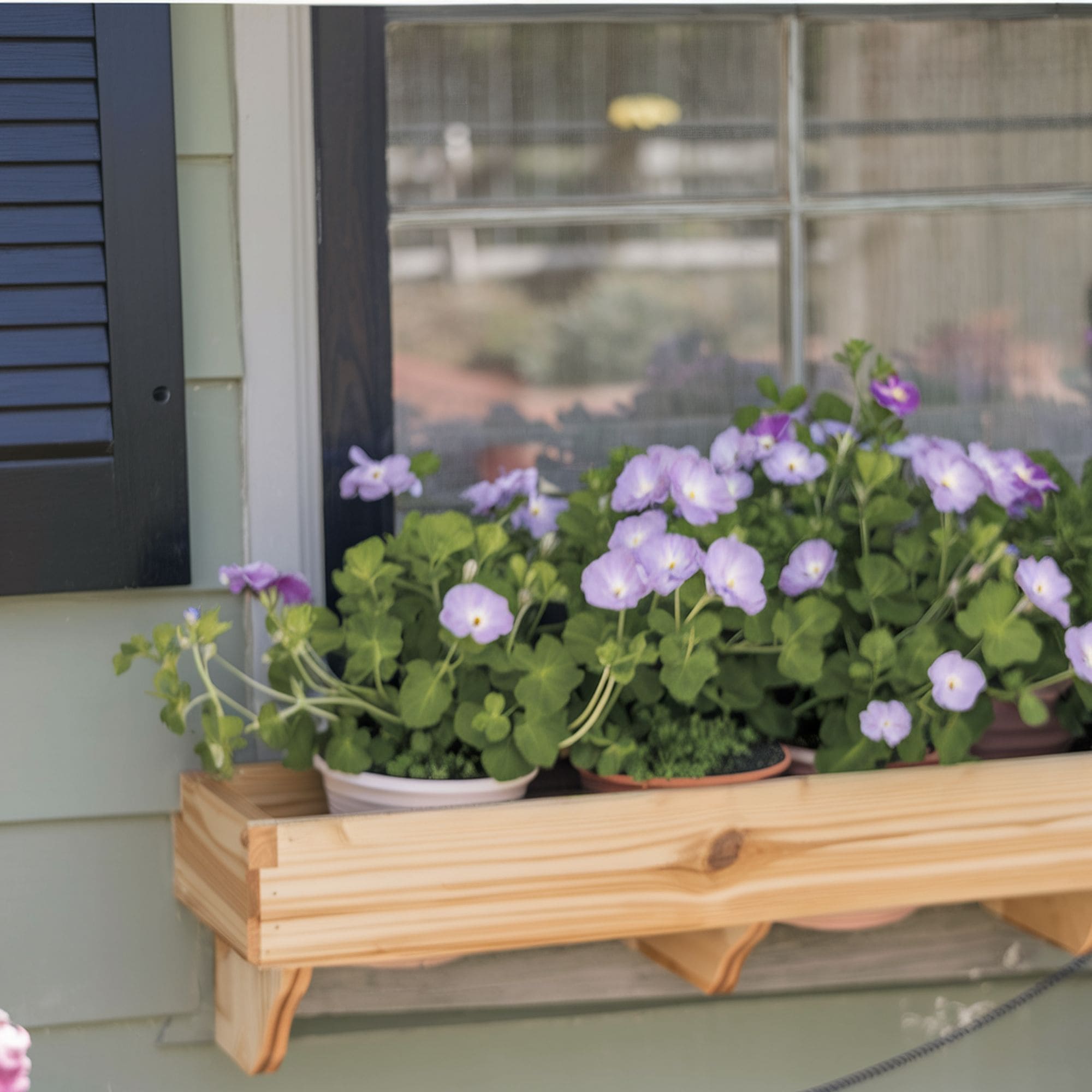 Simple Wood Window Box