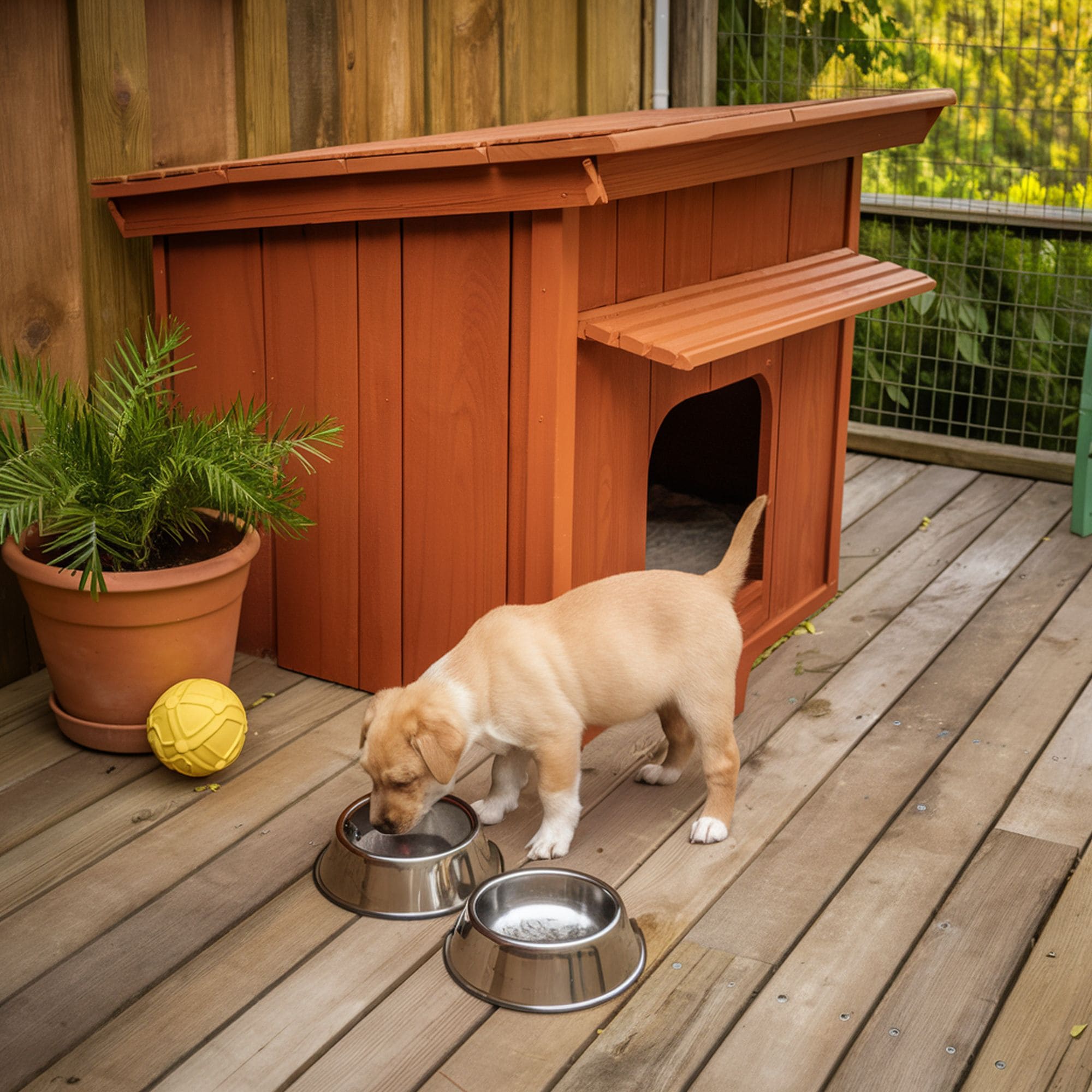 Mini Ranch Dog House