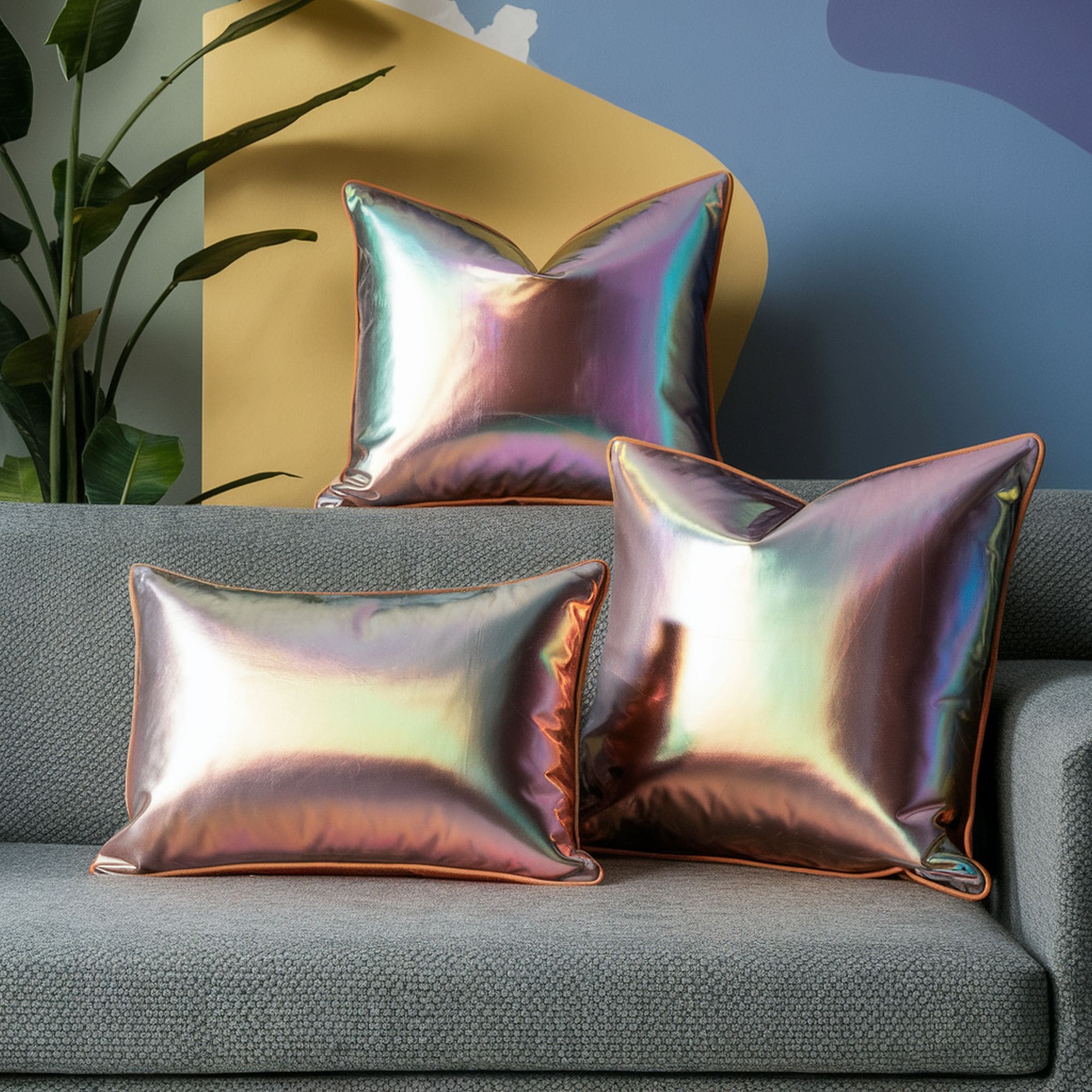 Iridescent Throw Pillows