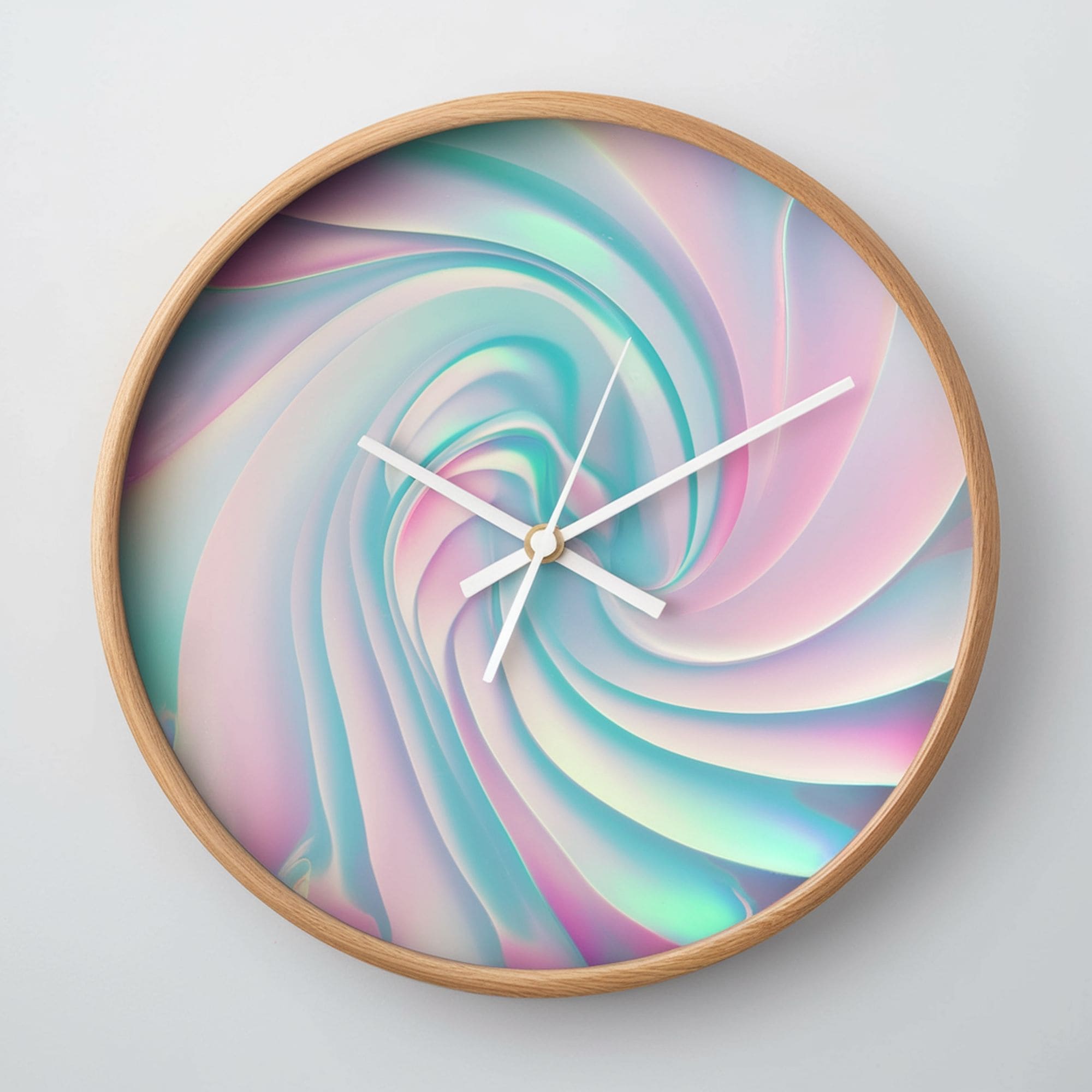 Iridescent Clock