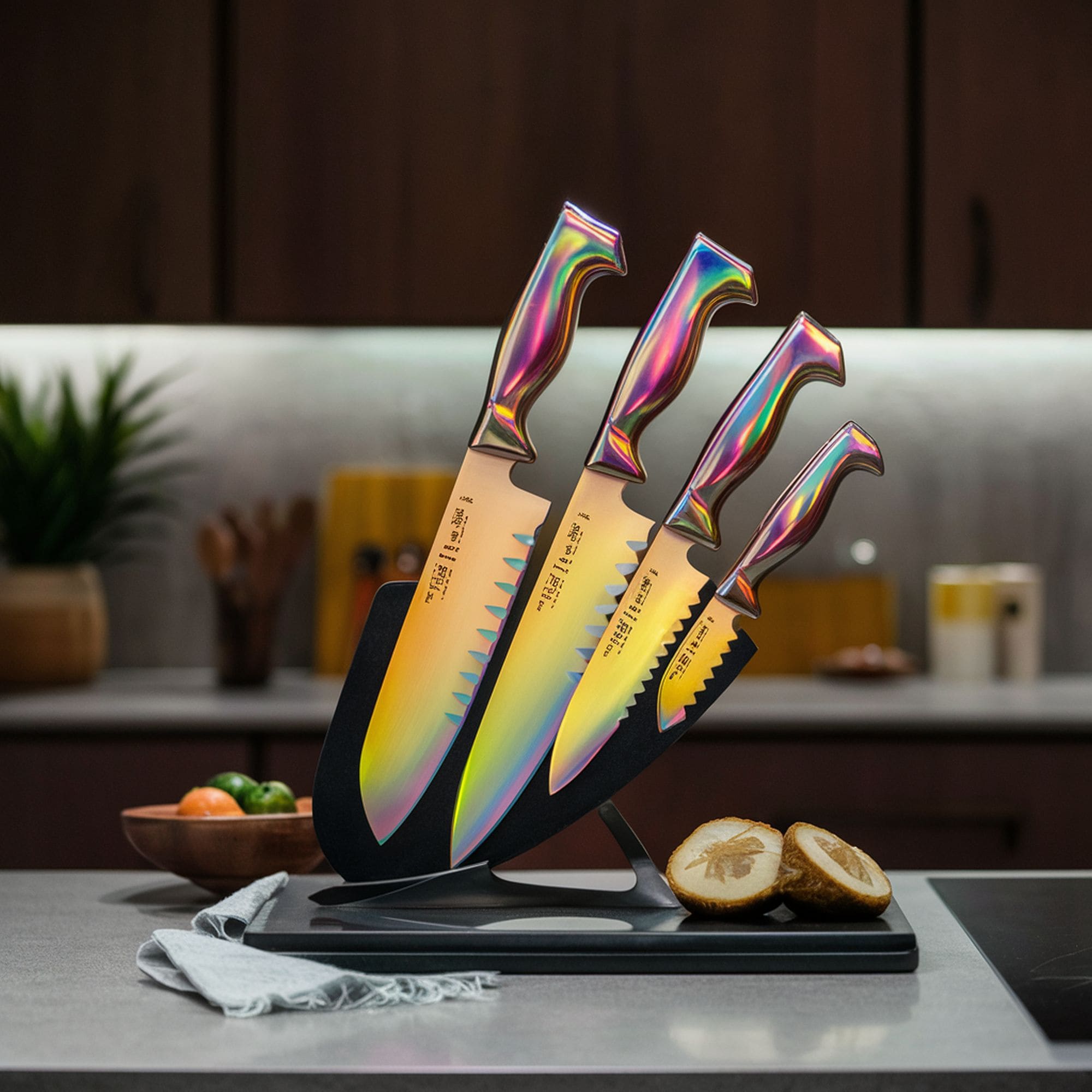 Iridescent Knife Set