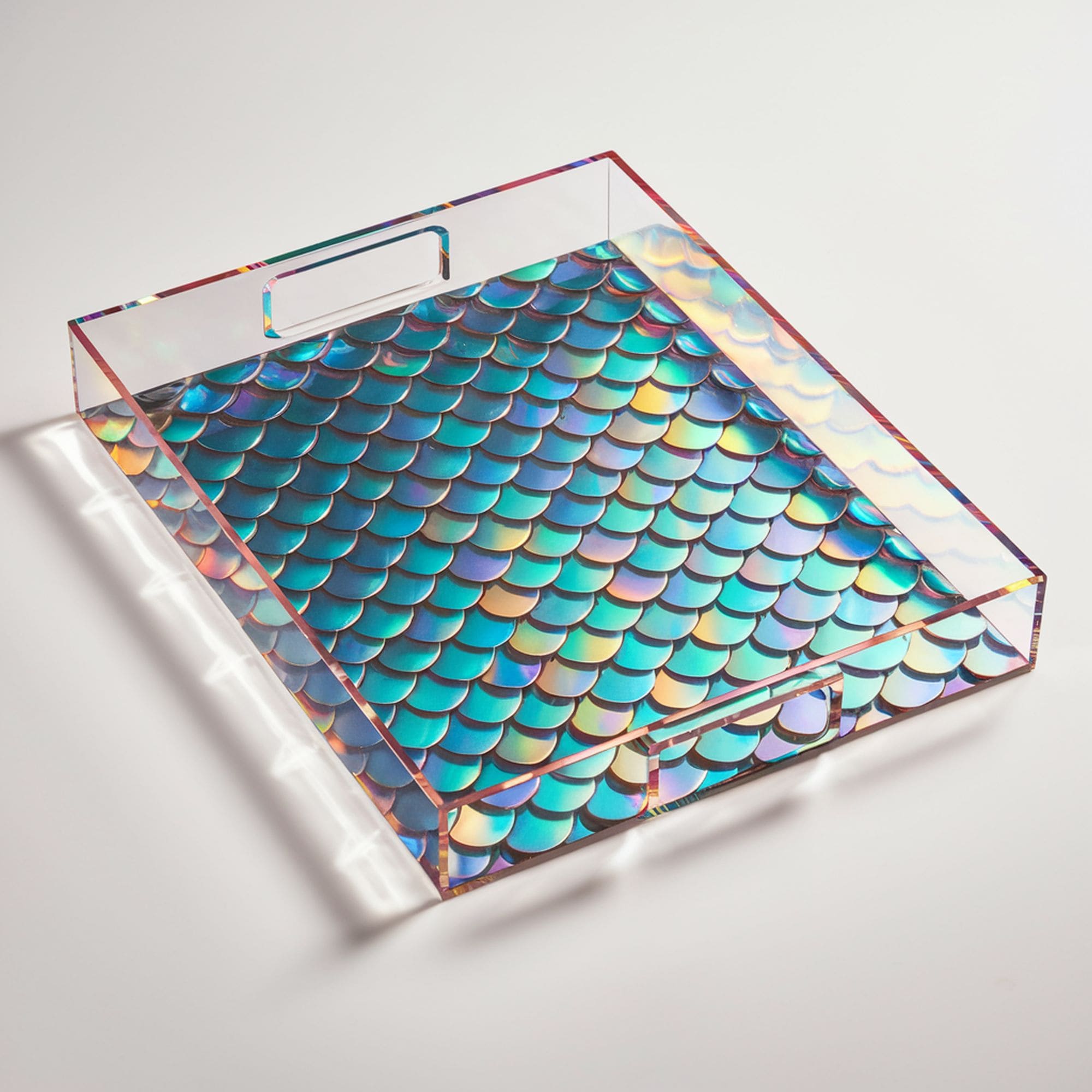 Iridescent Acrylic Tray