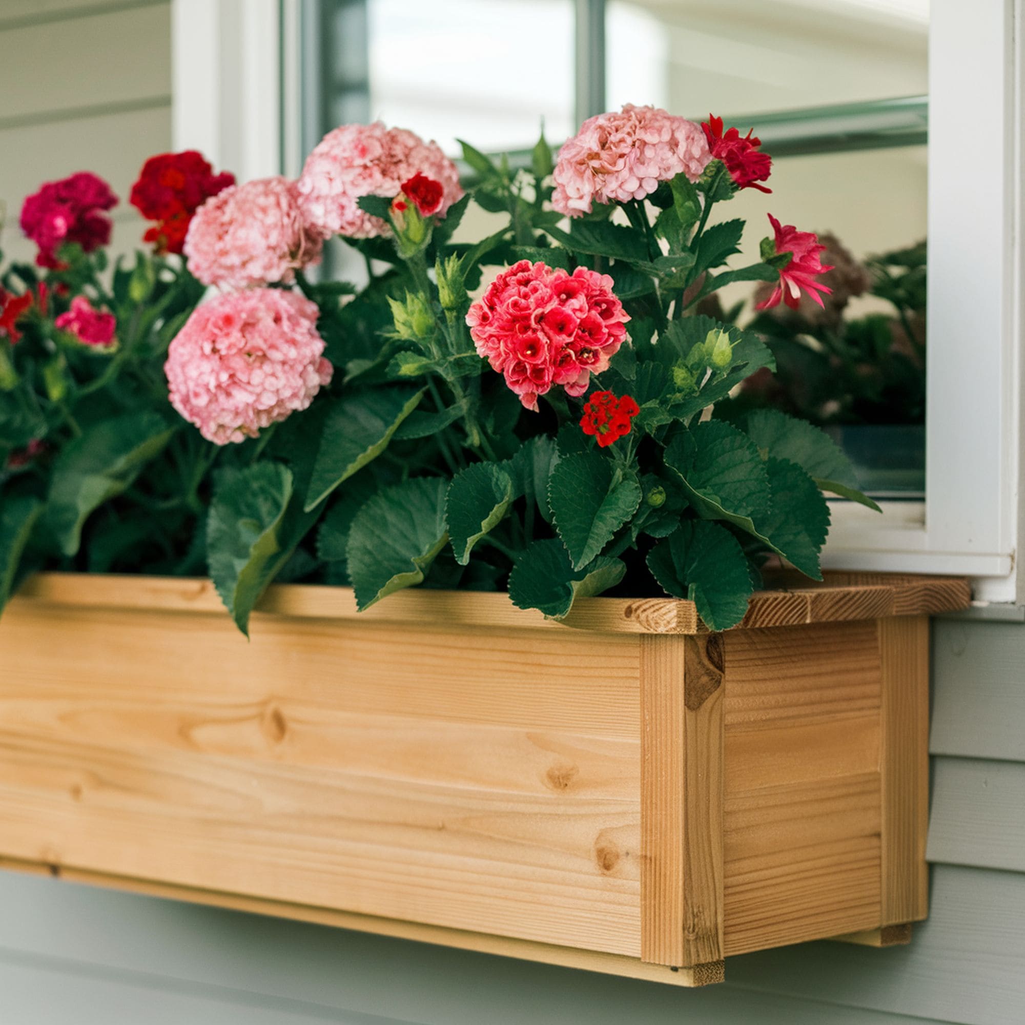 Cedar Wood Window Box