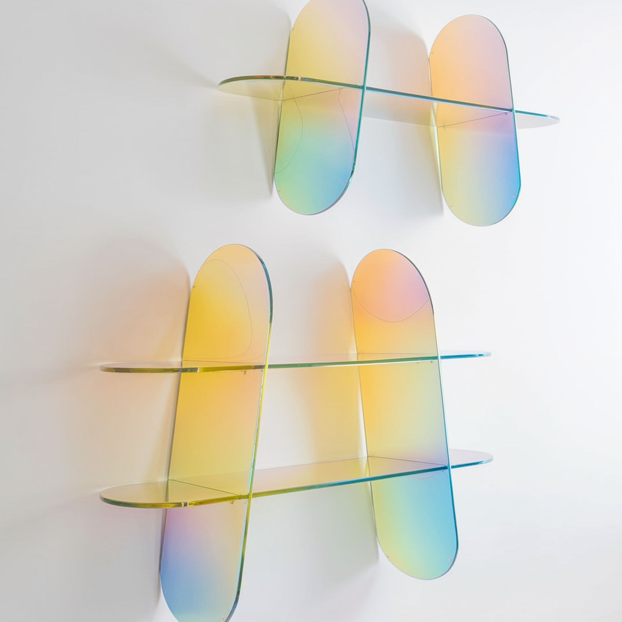 Iridescent Shelves