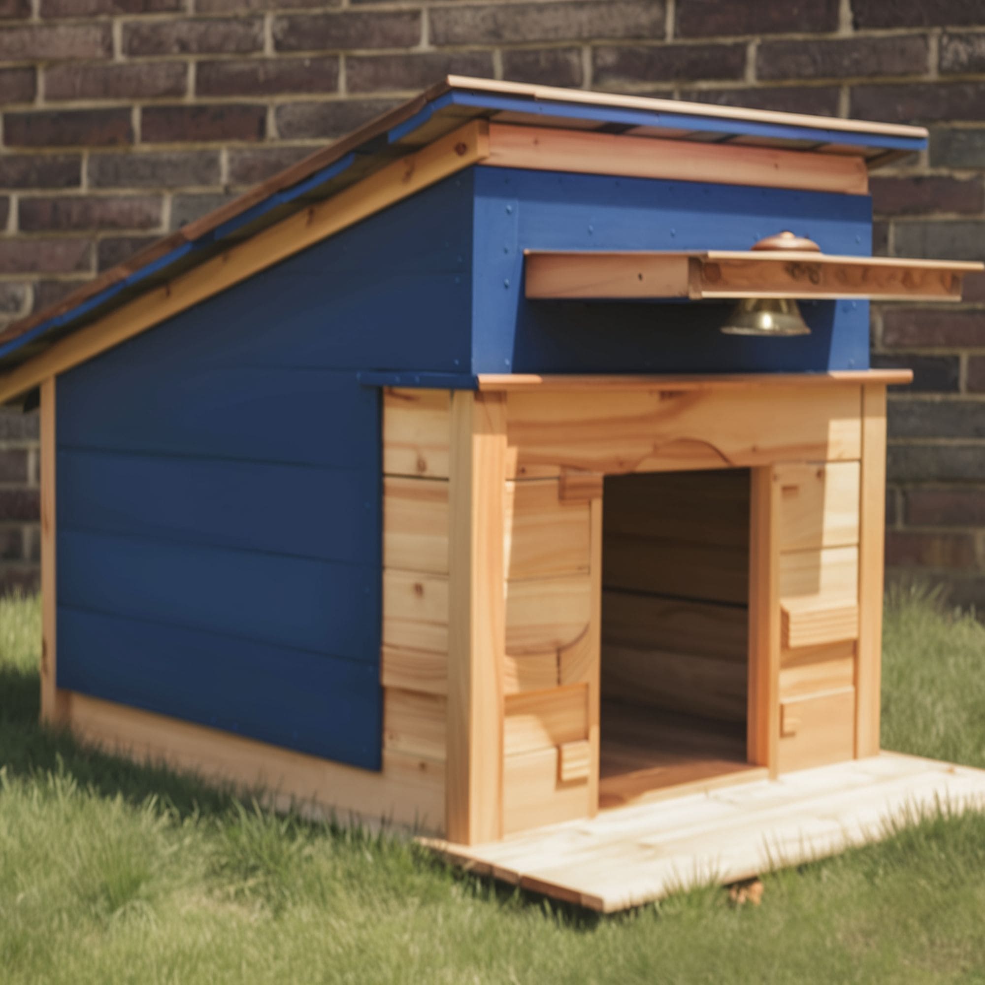 Dog House With Porch Light