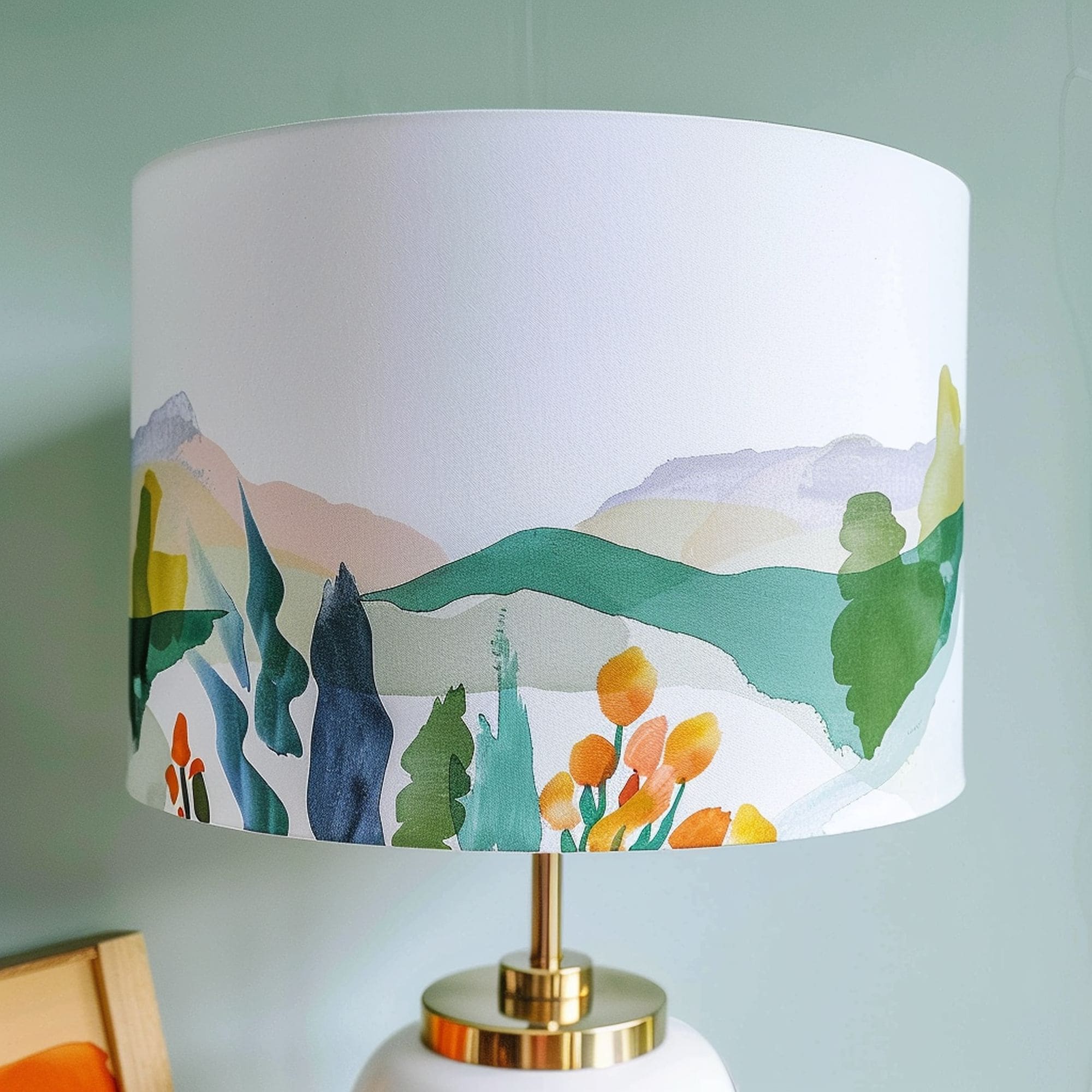Painted Lampshade