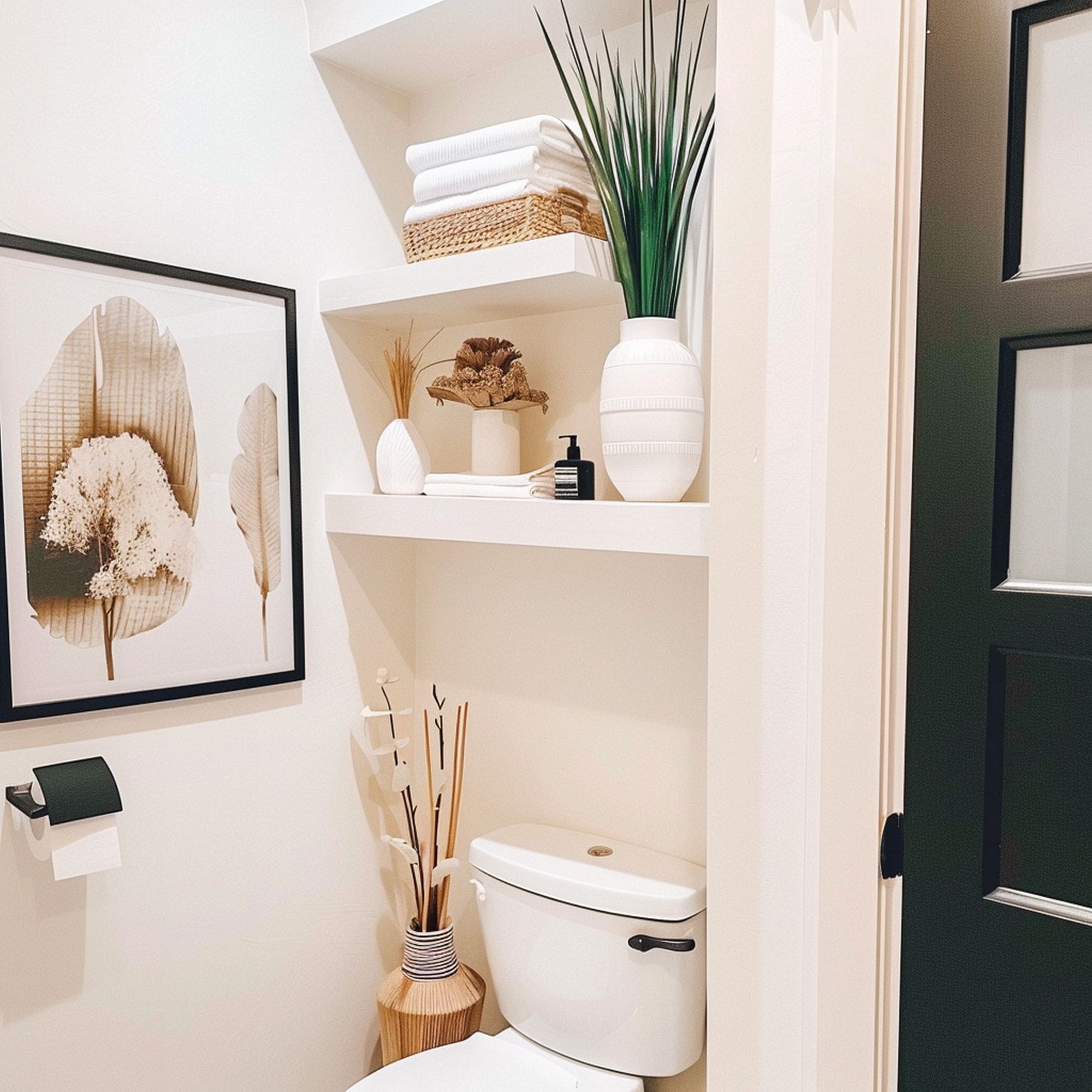 24 Small Bathroom Shelf Ideas