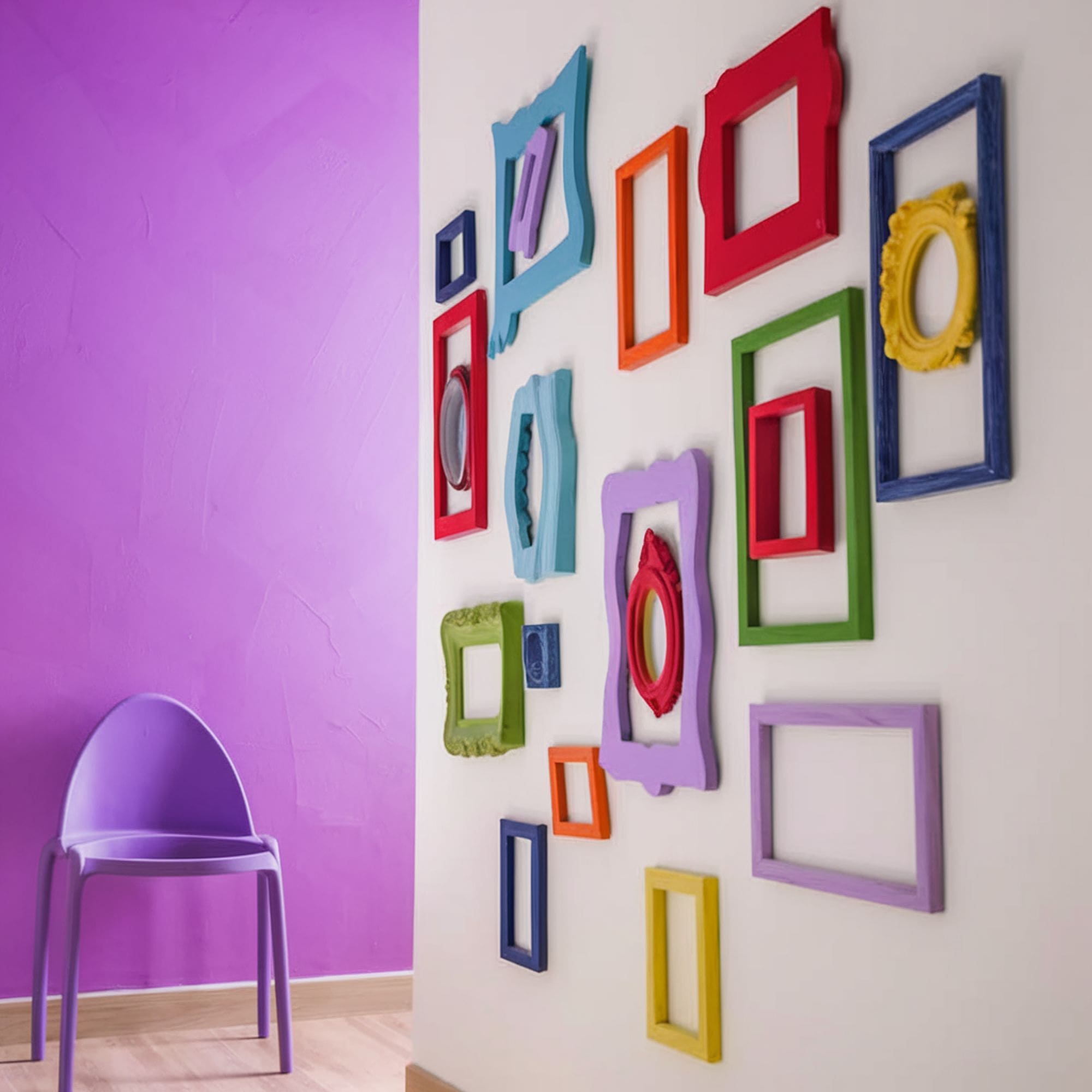 Colorful Empty Frames