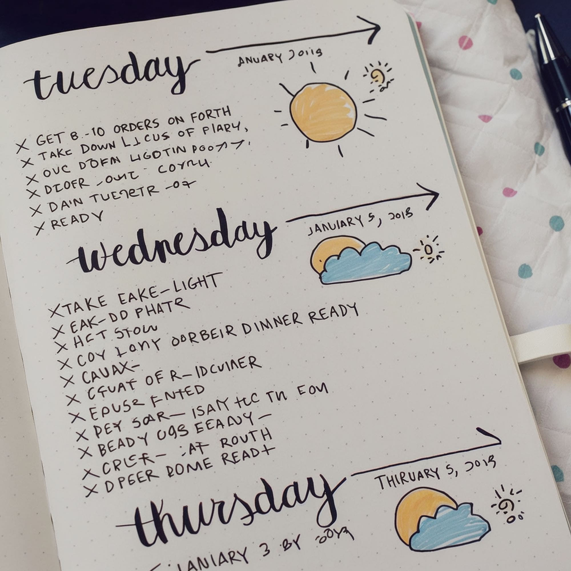To Do List Bullet Journal