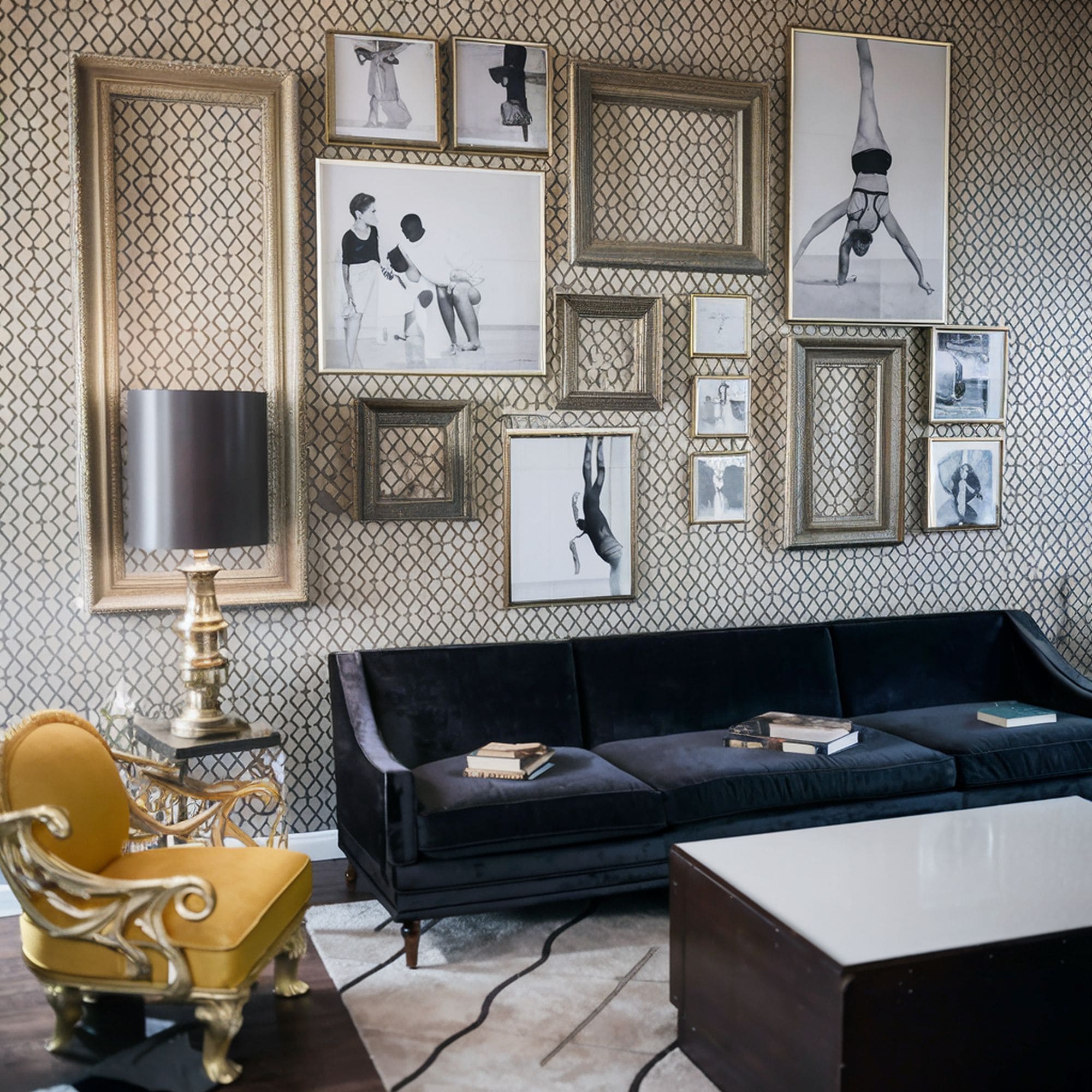 Empty Frames With Artworks