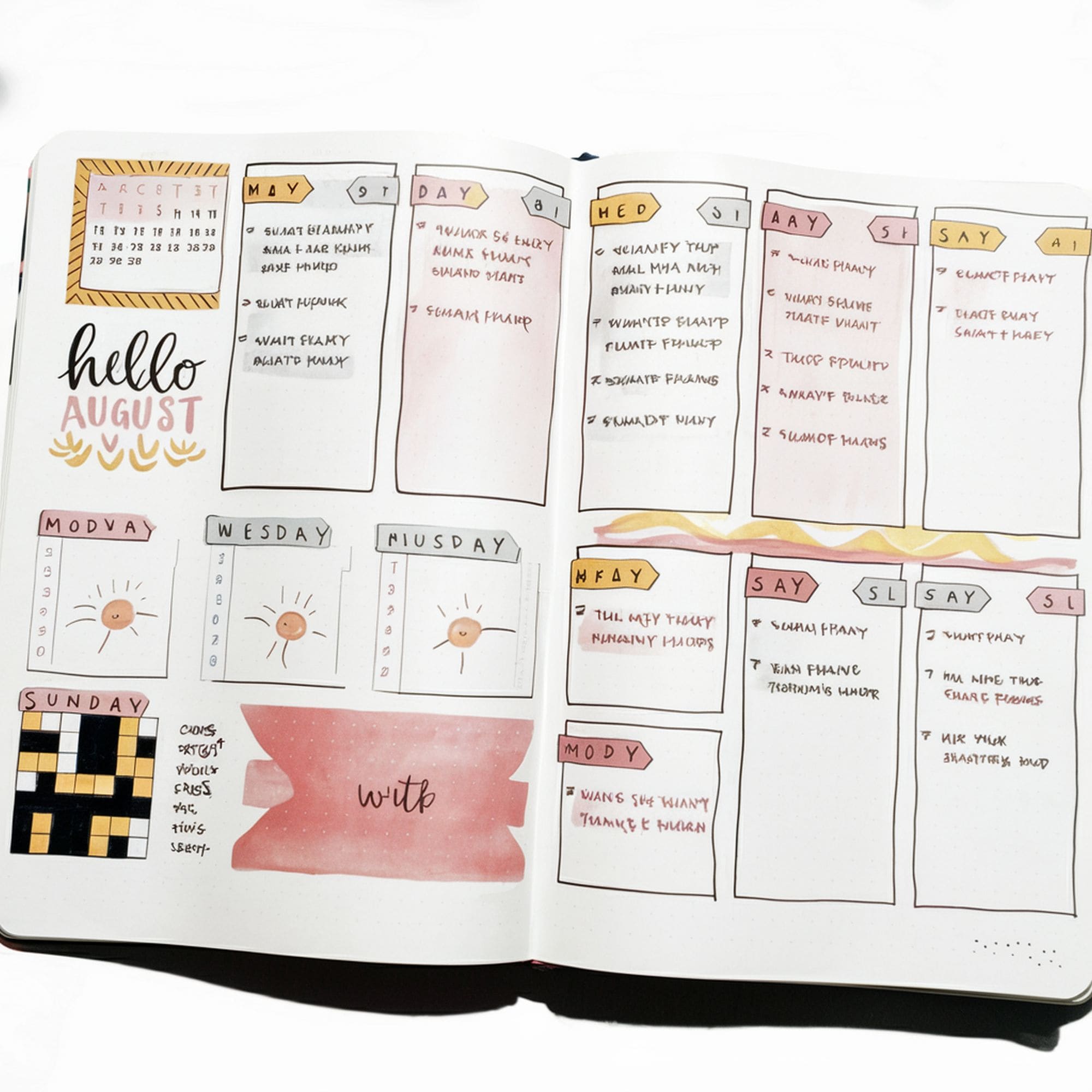 Monthly Log Bullet Journal