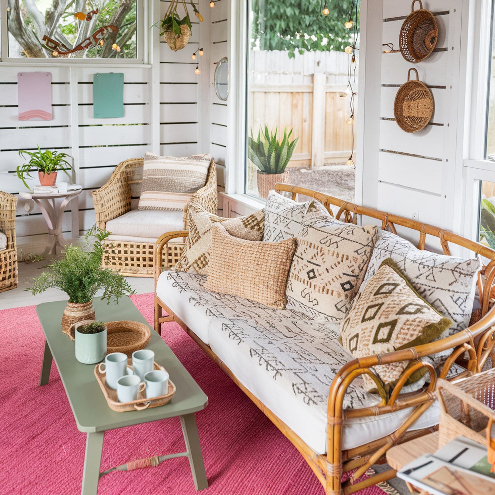 Shed Transformed in Sunroom
