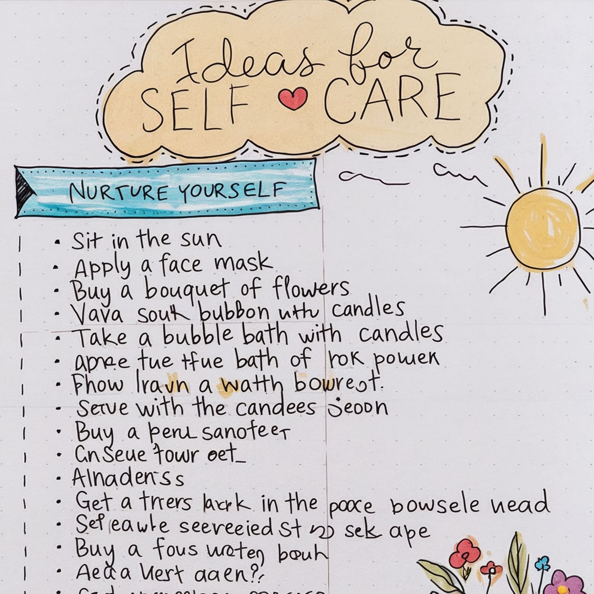 Self Care Bullet Journal