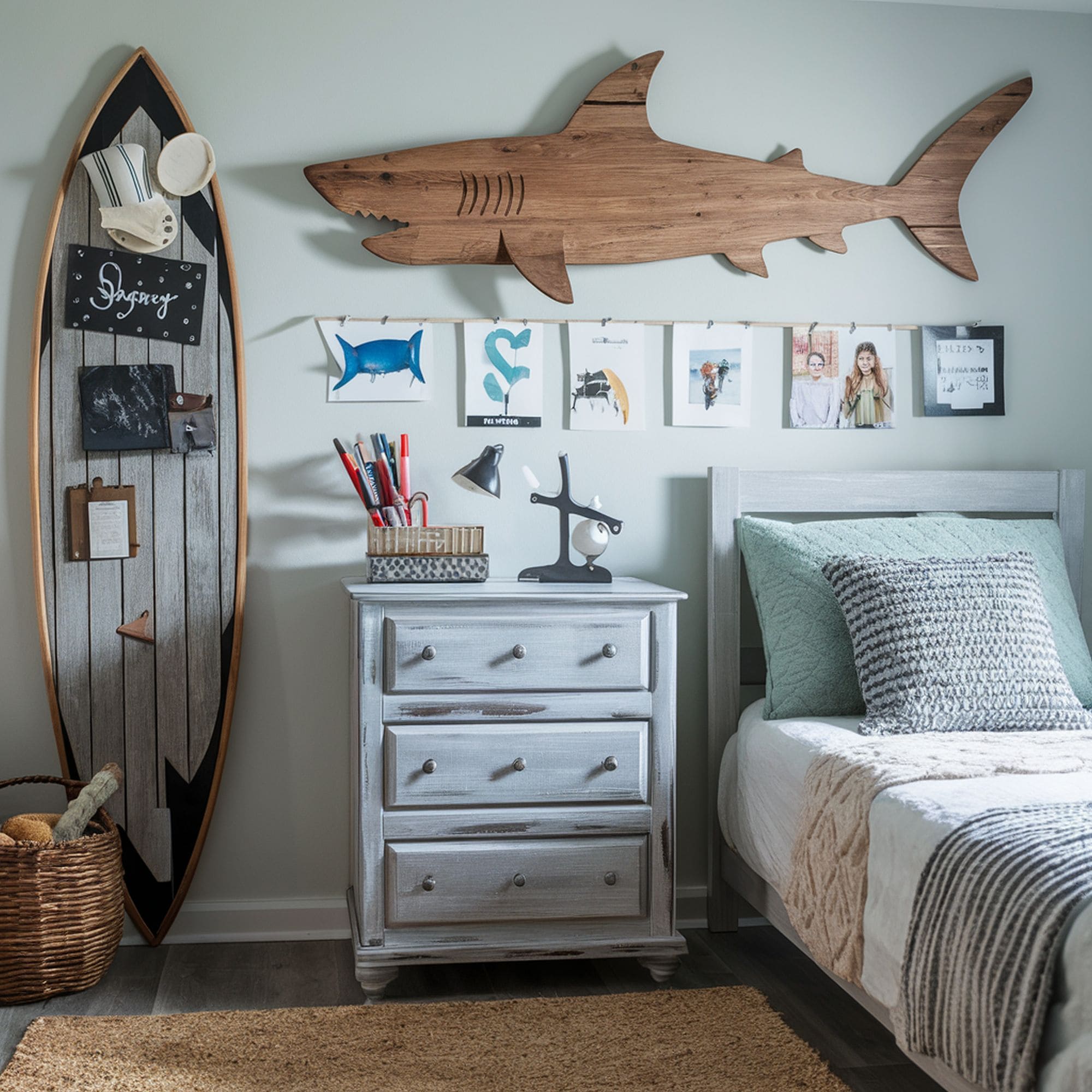 Beach Inspired Teenager Bedroom