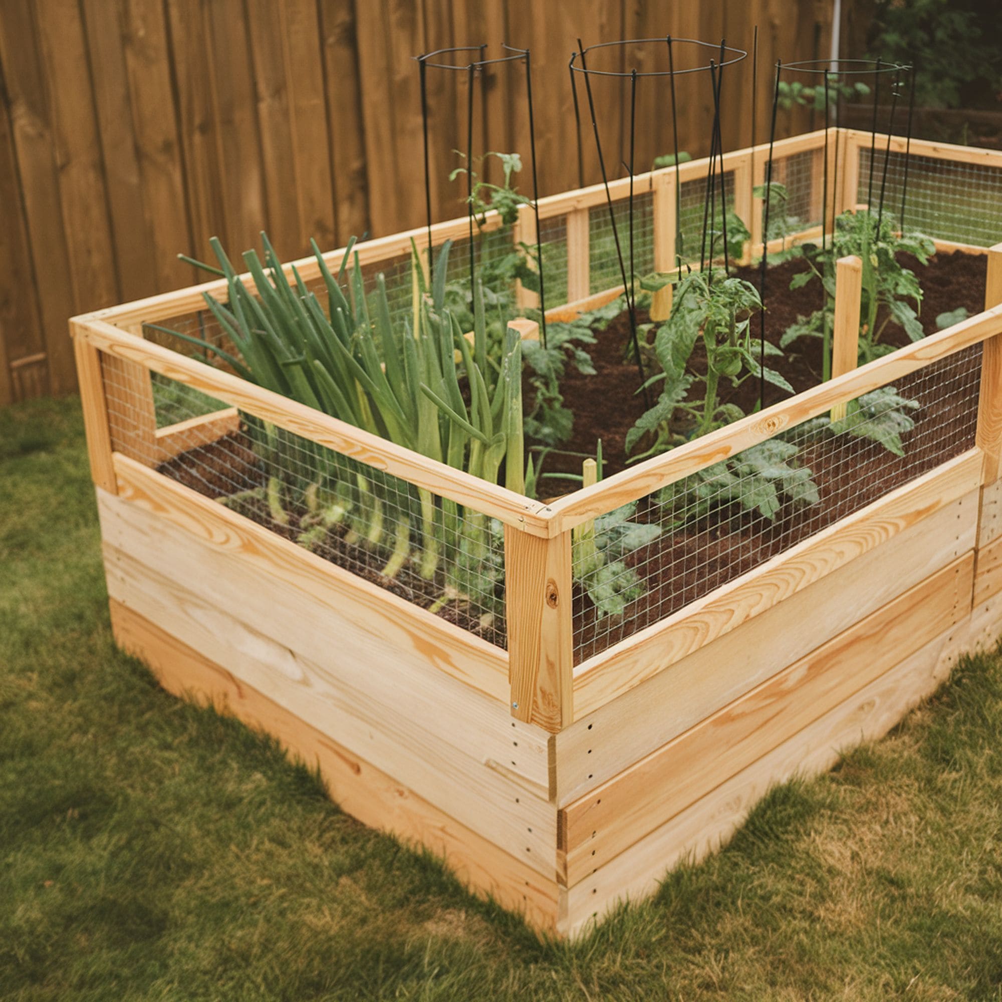 Fenced Garden Bed