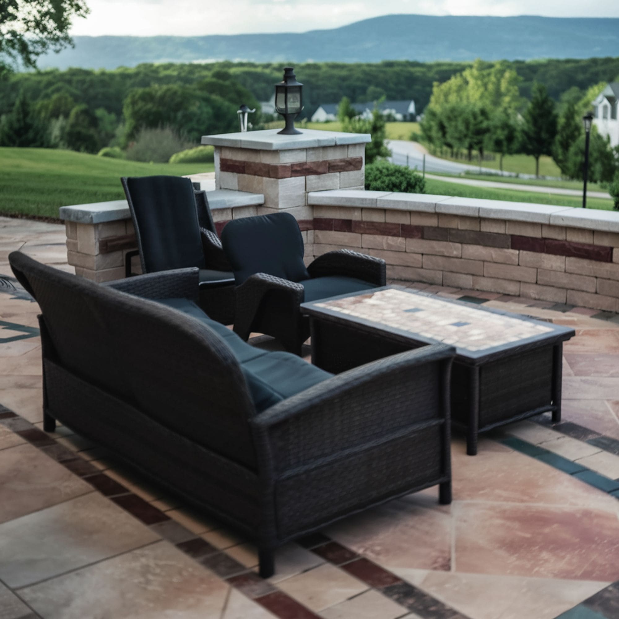 Rug Like Patio Paver Design