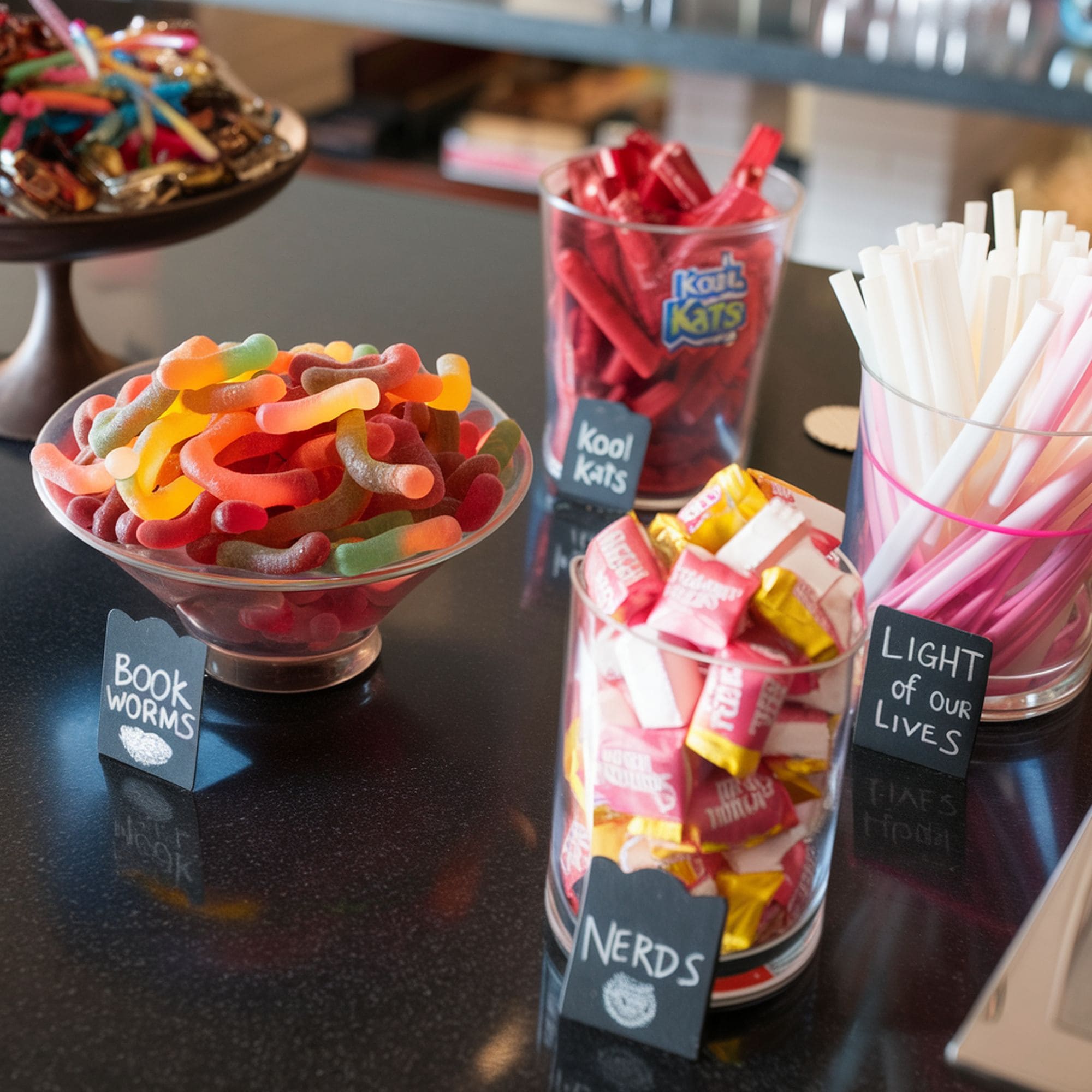 Graduation Theme Candy Buffet