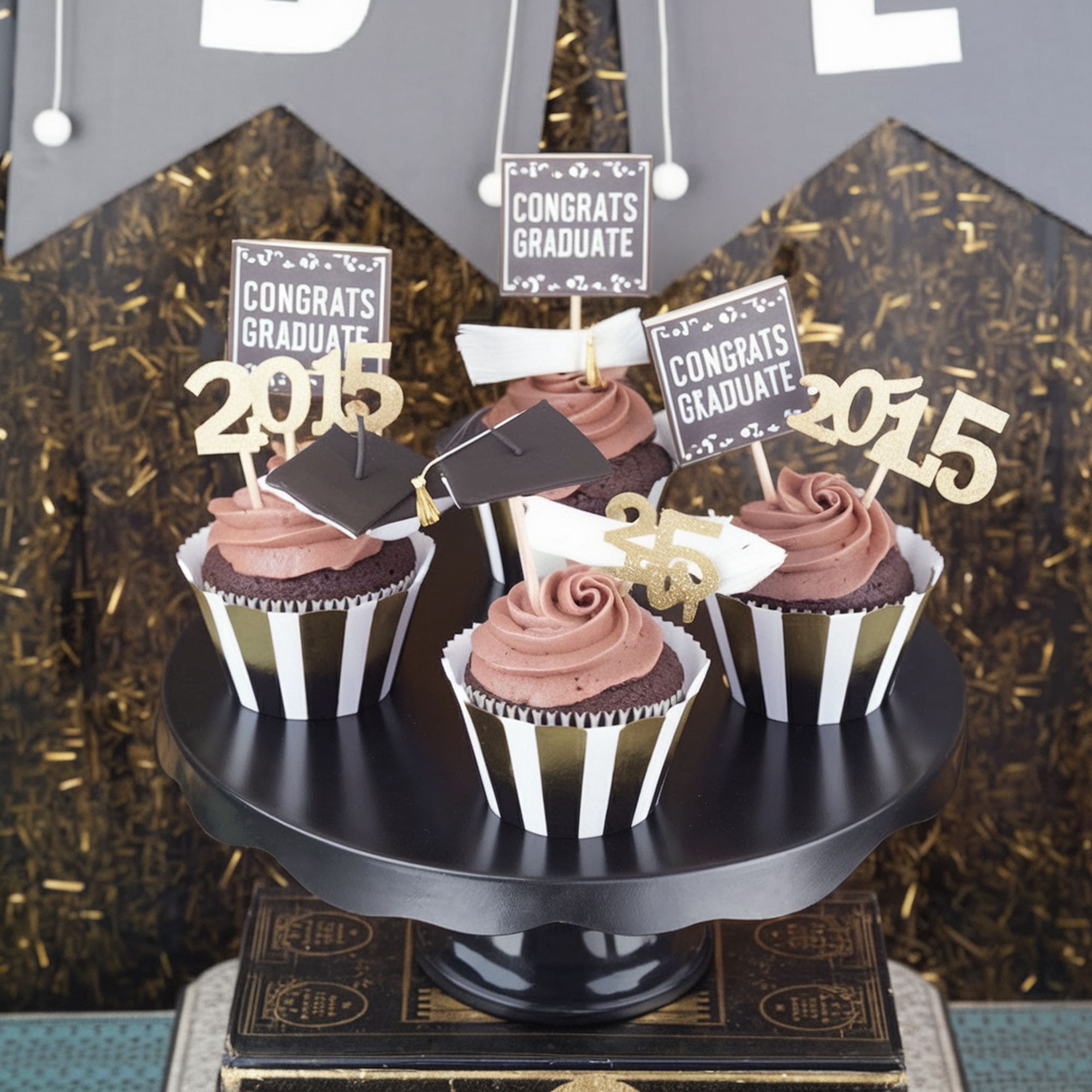 Festive Graduation Cookies