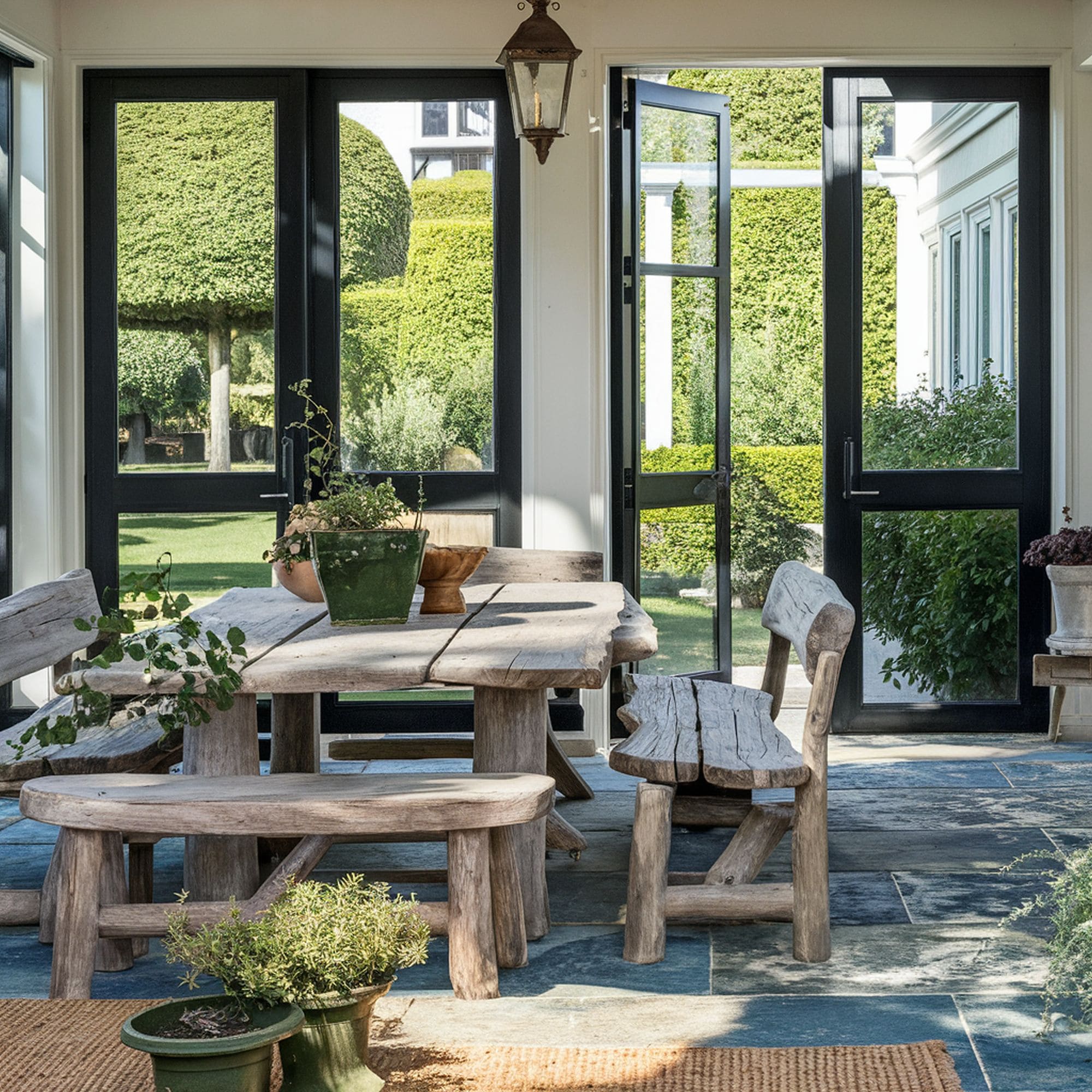 Modern Farmhouse Sunroom