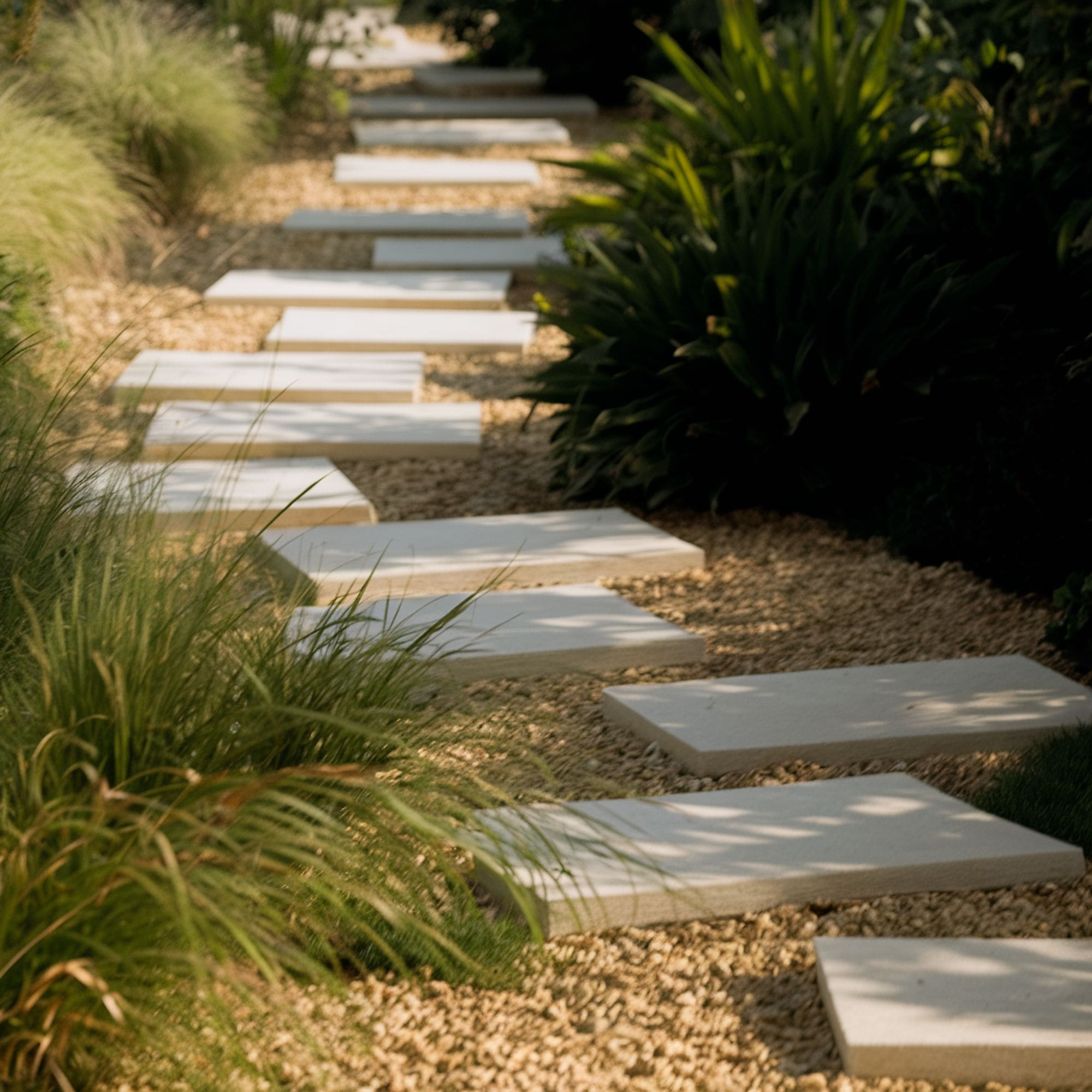 Garden Path Patio Paver Design