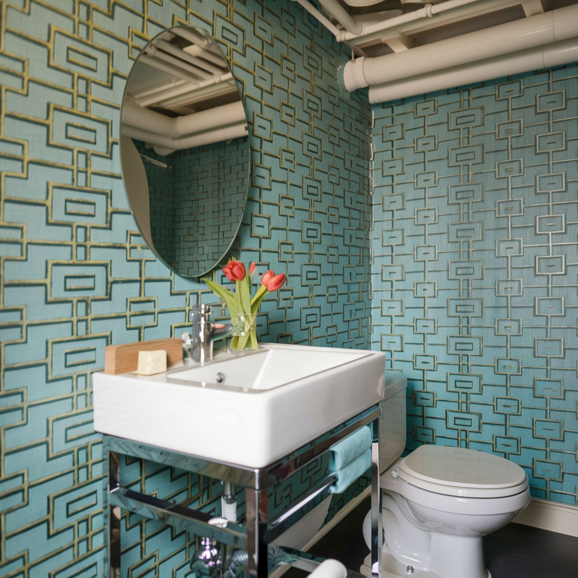 Geometric Optical Illusion Wallpaper