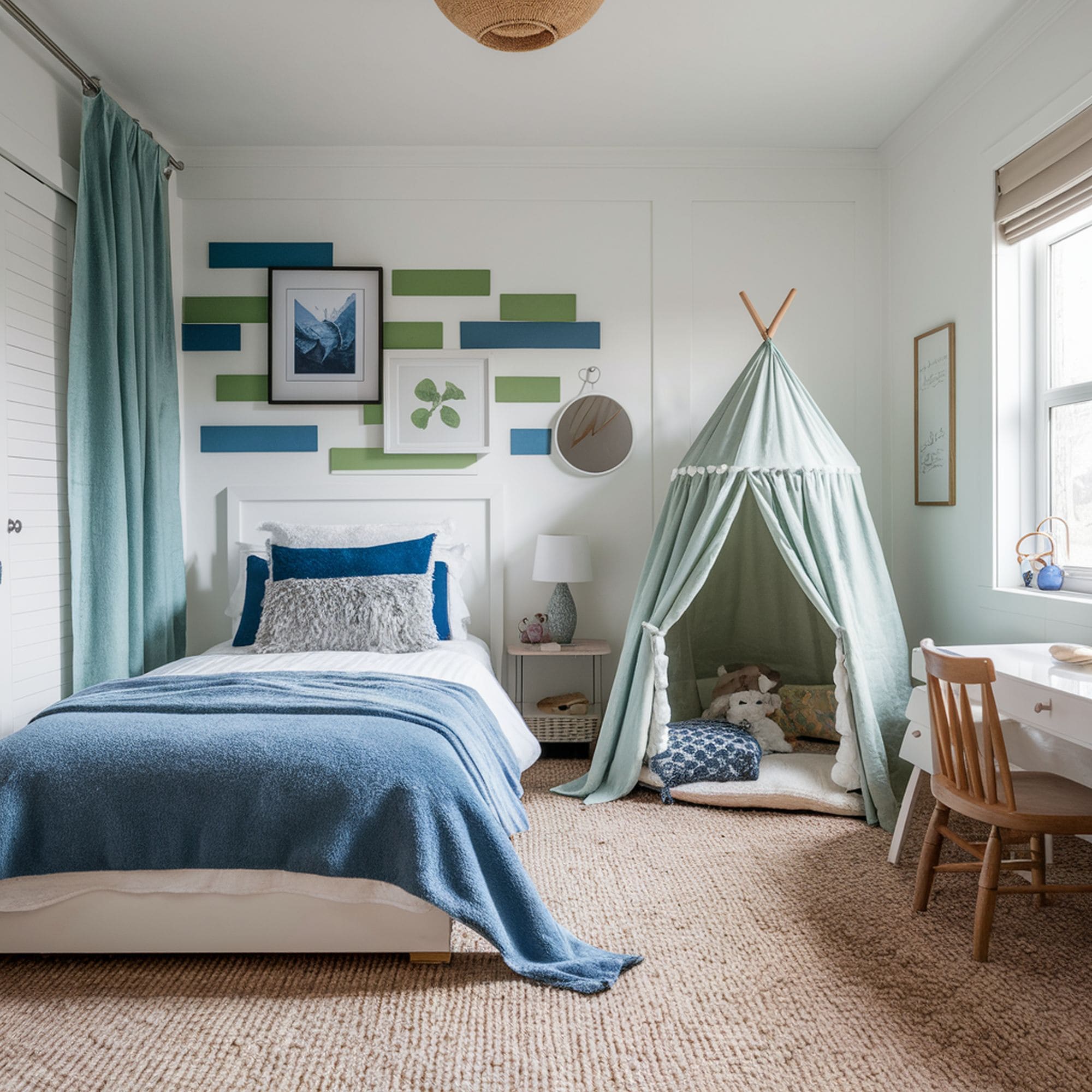 Beach Inspired Kids Bedroom