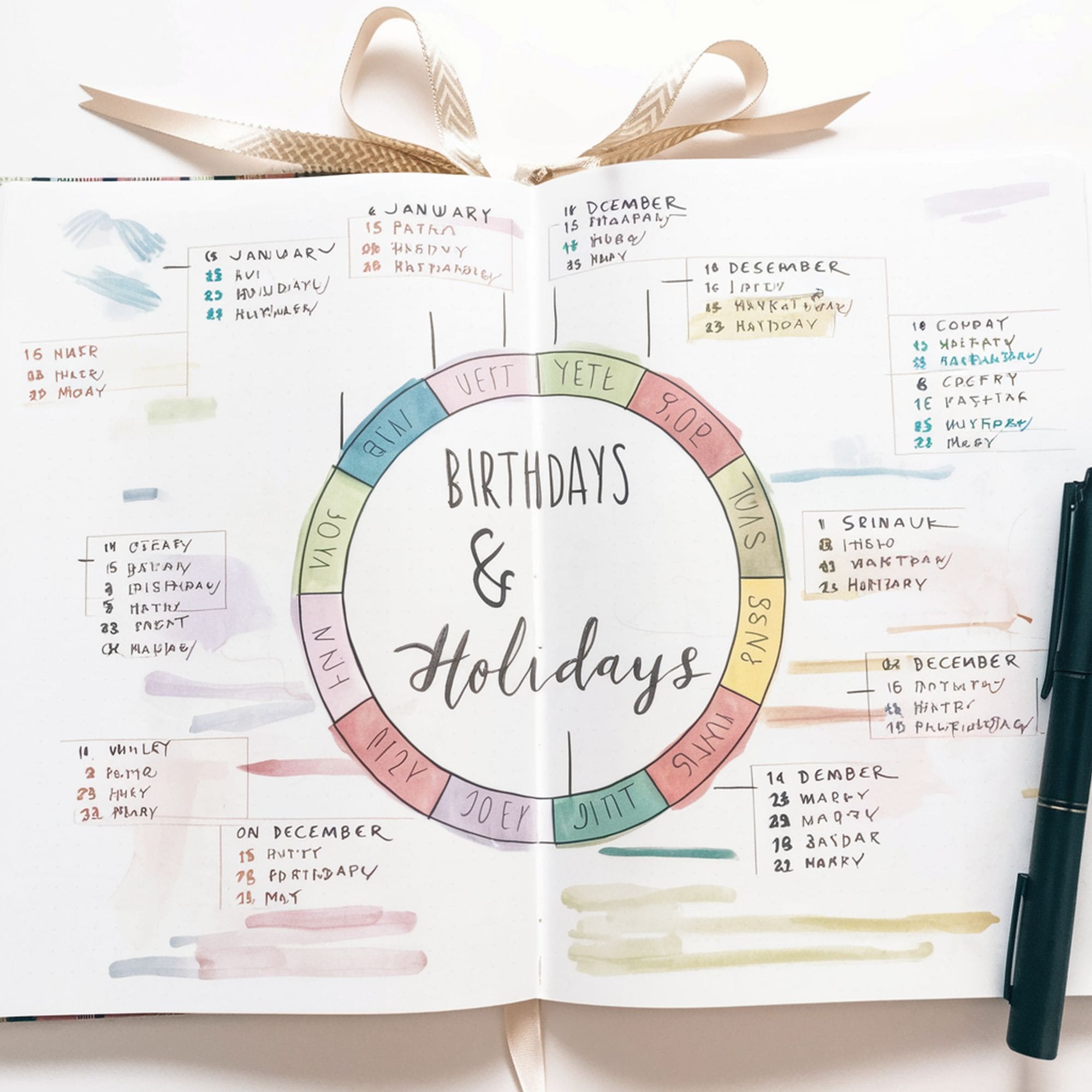 Anniversary Remembering Bullet Journal