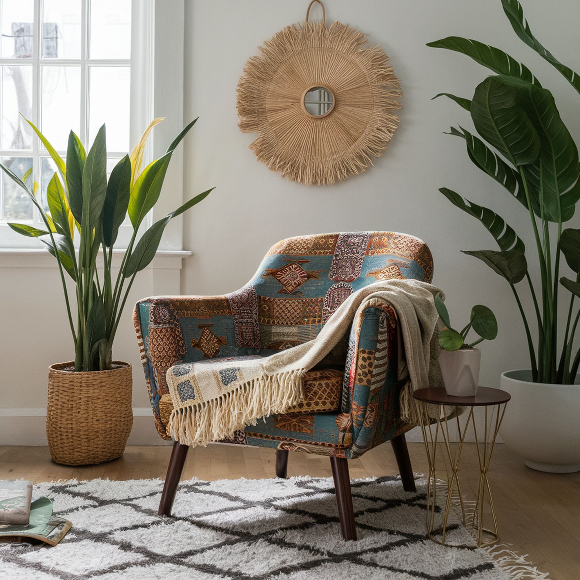 Bohemian Accent Chair