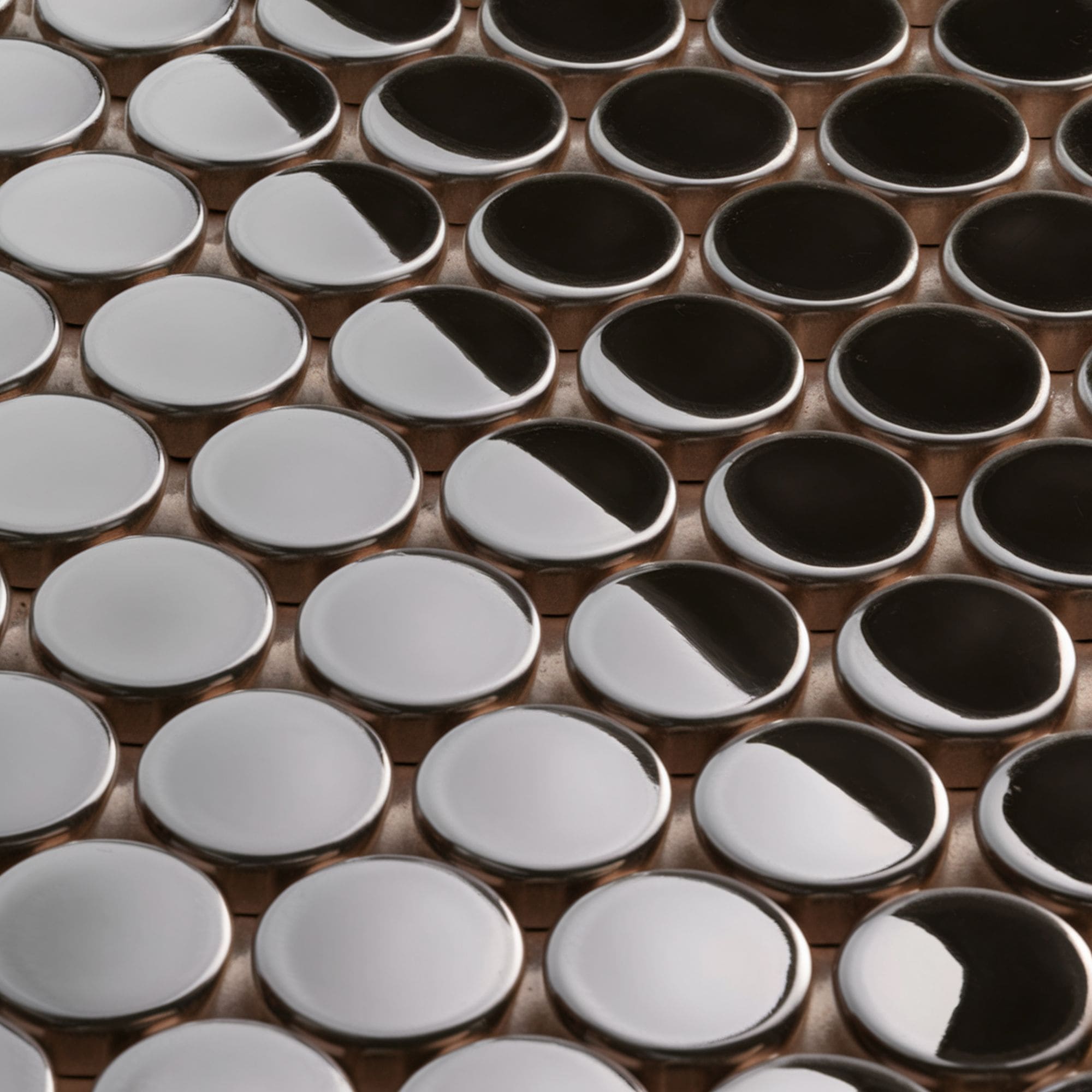 Mirrored Penny Tiles